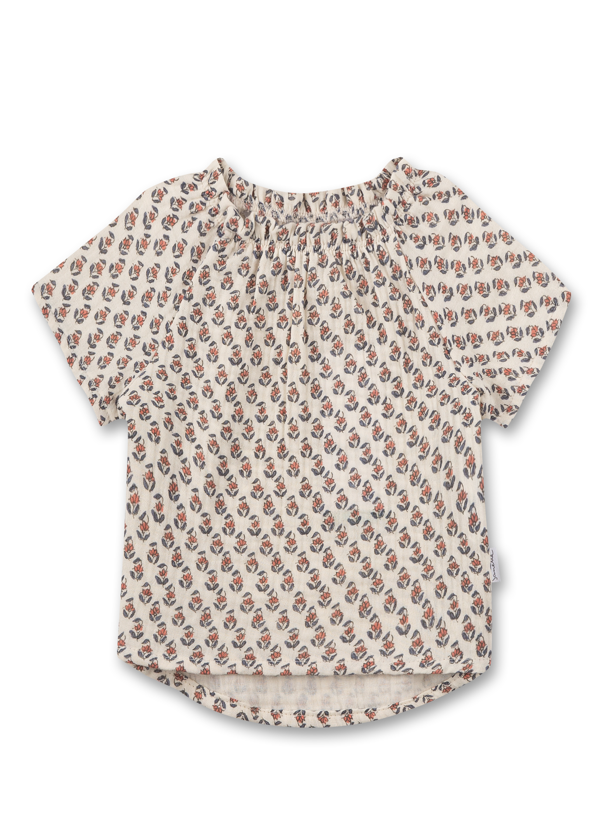 Sanetta Mädchen-Bluse Musselin Beige