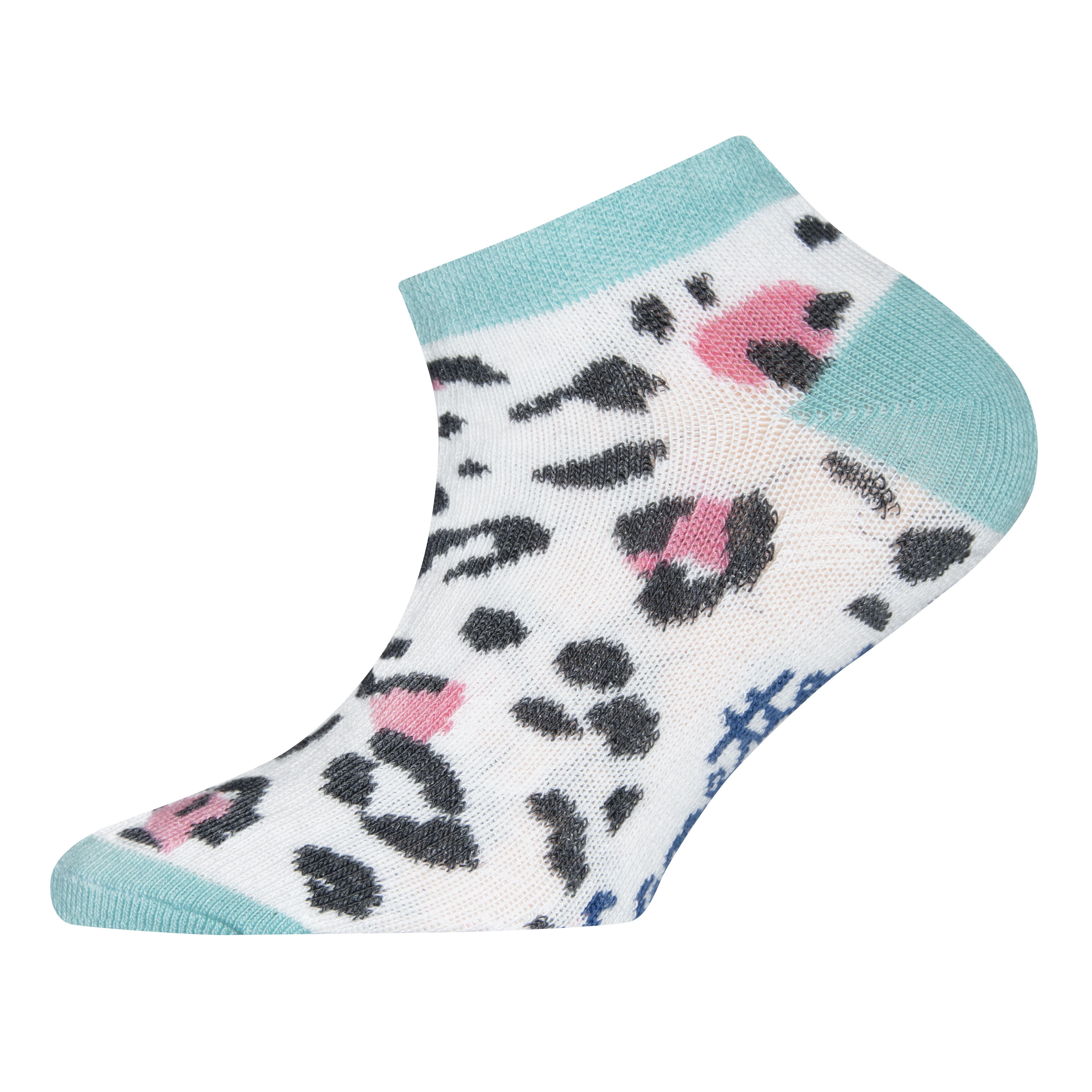 Mädchen-Socken (Doppelpack) Pink und Weiß