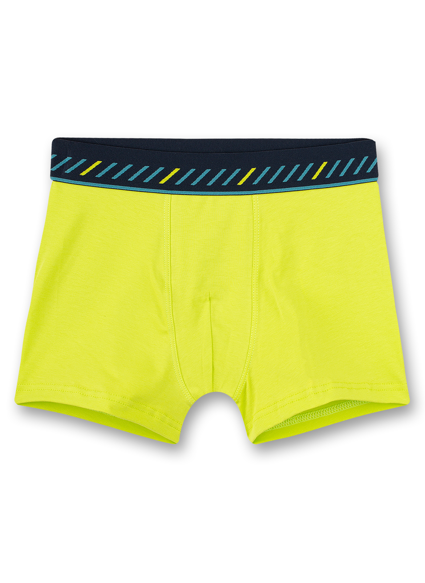 Jungen-Shorts (Doppelpack) Graumelange und Lemon-Grün