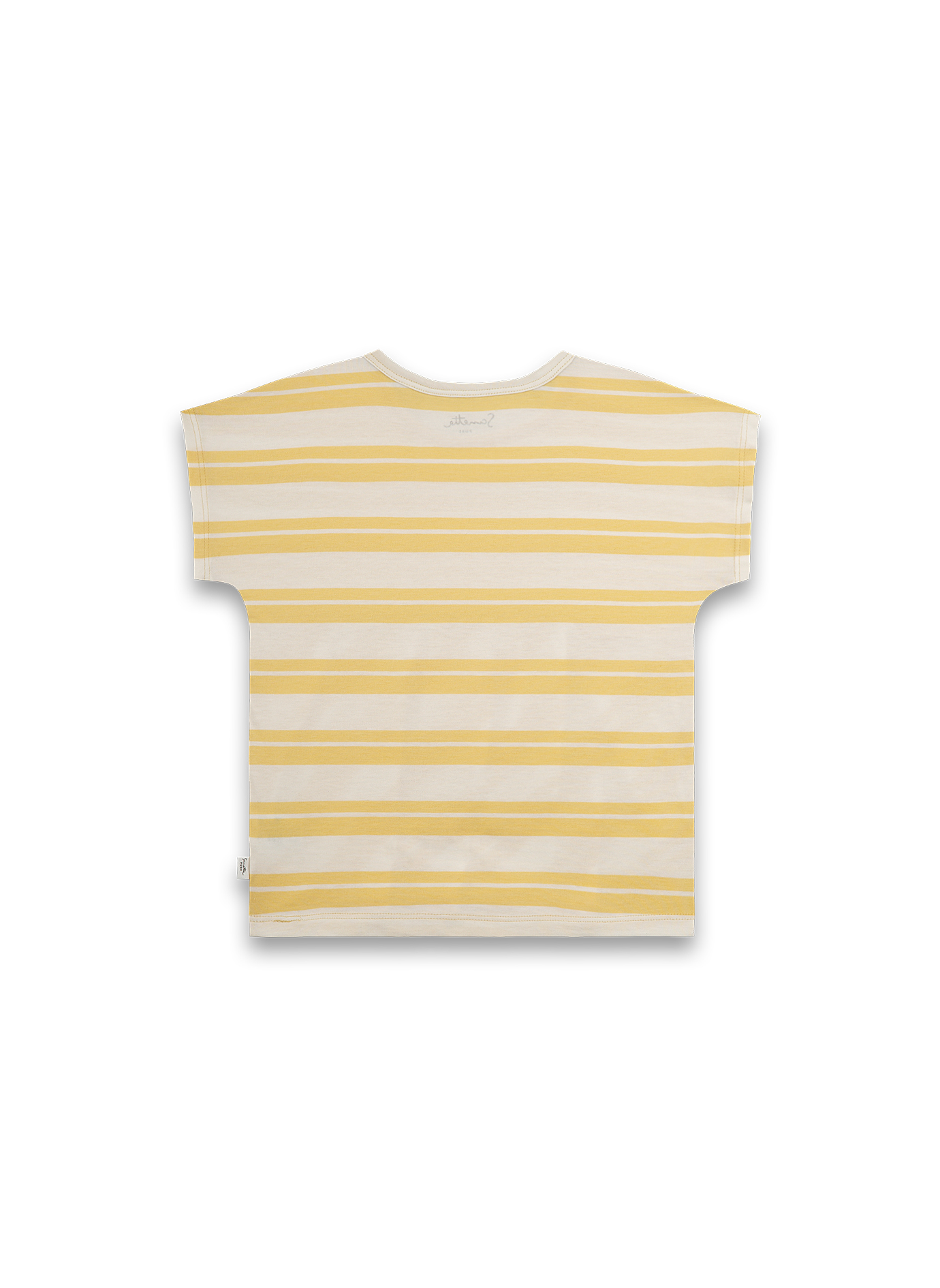 Mädchen T-Shirt Gelb Ringel