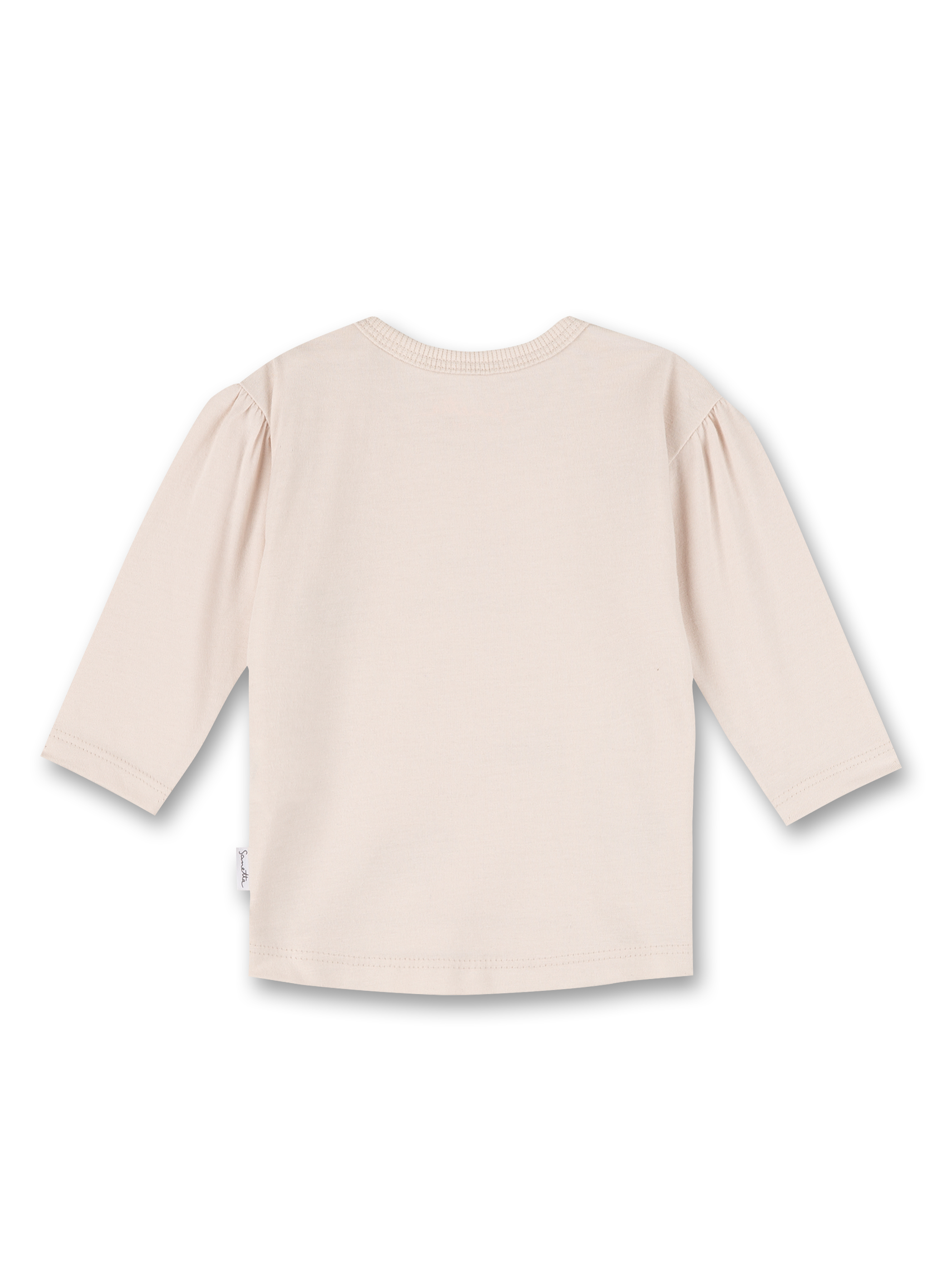 Mädchen-Shirt langarm Beige