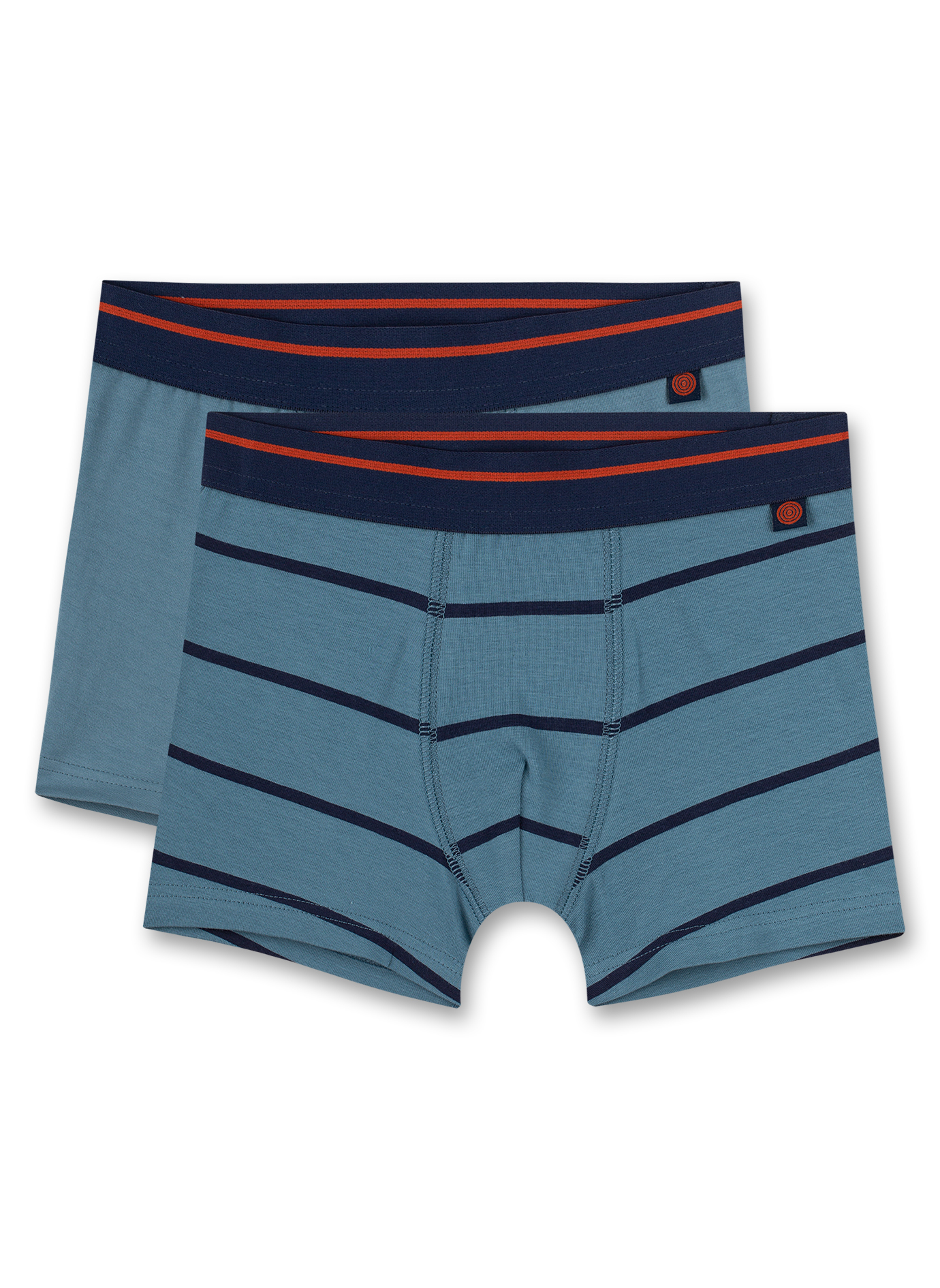 Jungen-Hipshorts (Doppelpack) Blau