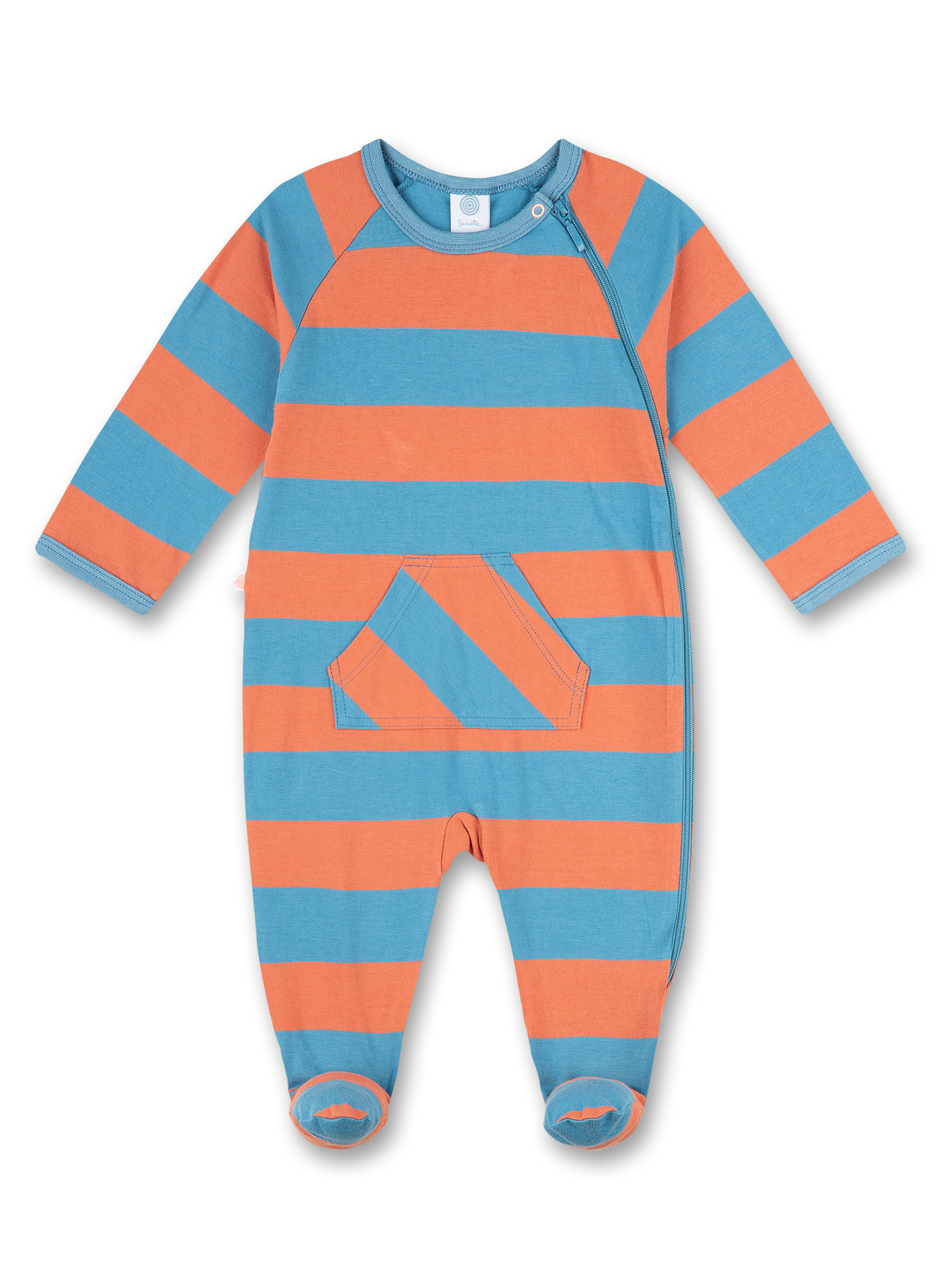 Jungen-Overall Blau Zebra