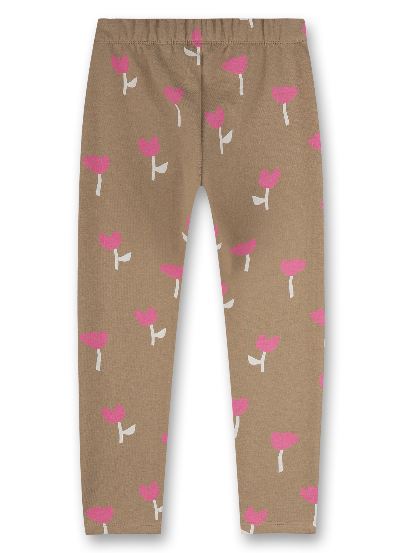 Mädchen-Sweathose Beige Flower