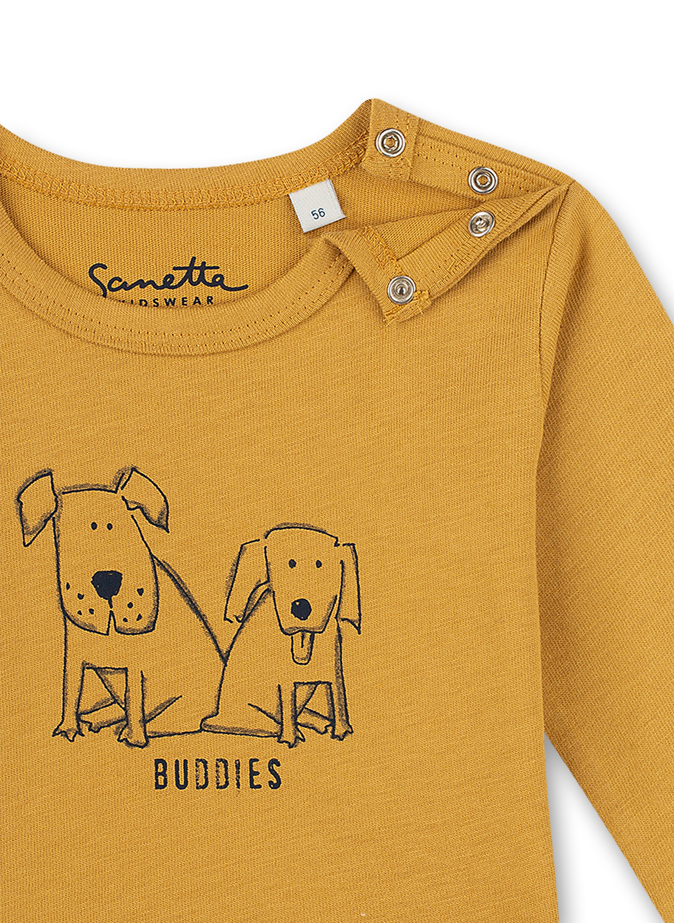 Jungen-Shirt langarm Gelb Best Buddies