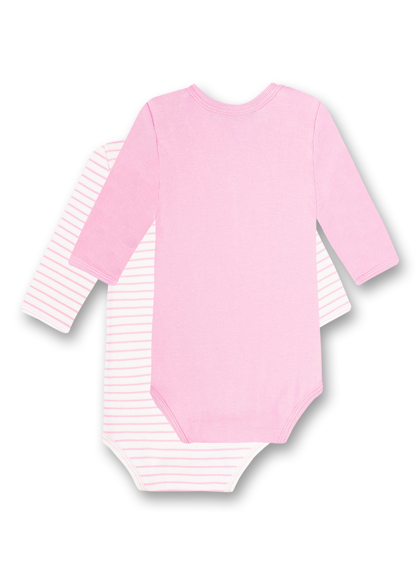 Body langarm (Doppelpack) Rosa und Pink