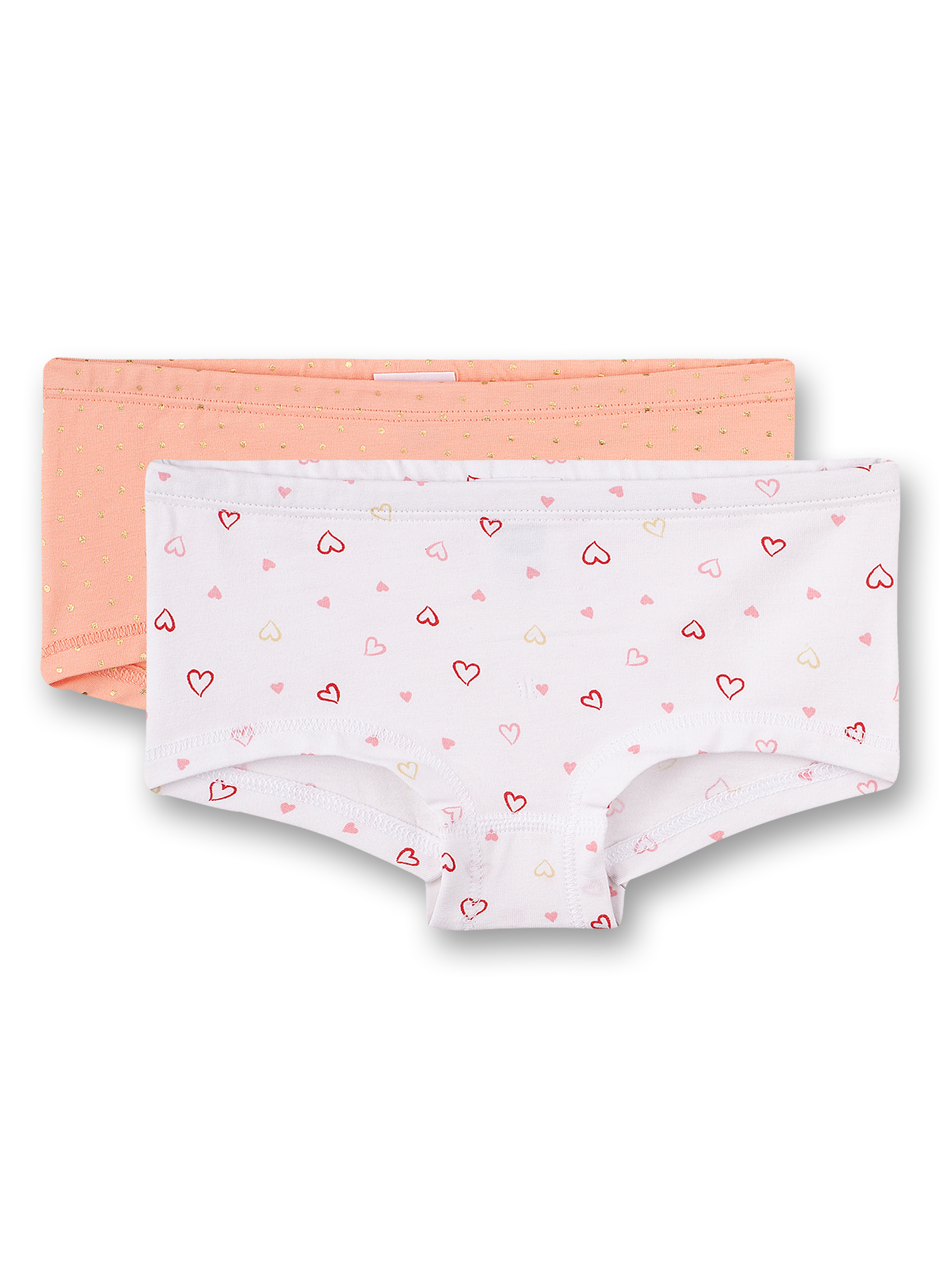 Mädchen-Cutbrief (Doppelpack) Weiß und Rosa Owls and Hearts