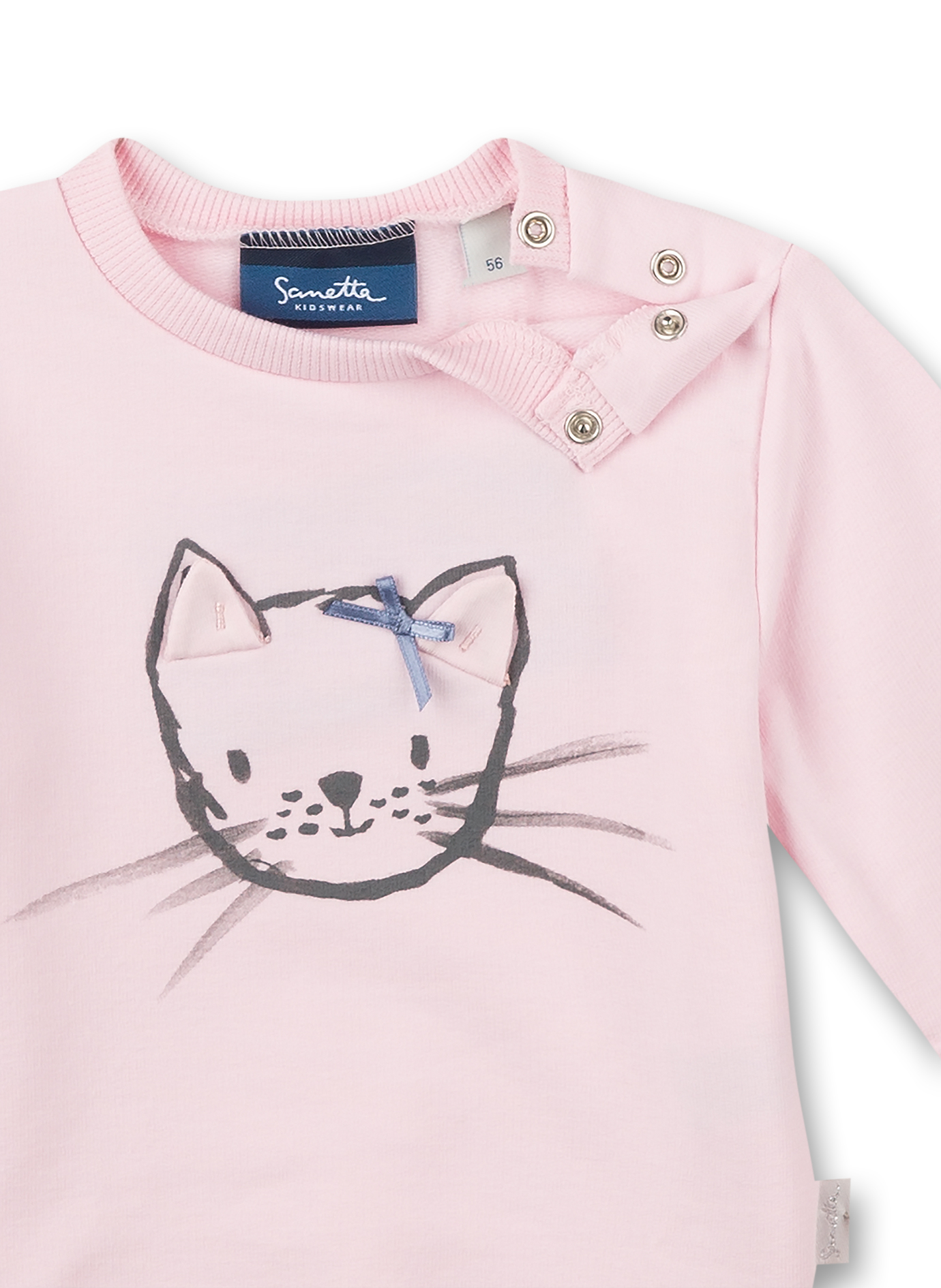 Mädchen-Sweatshirt Rosa Emma the Cat