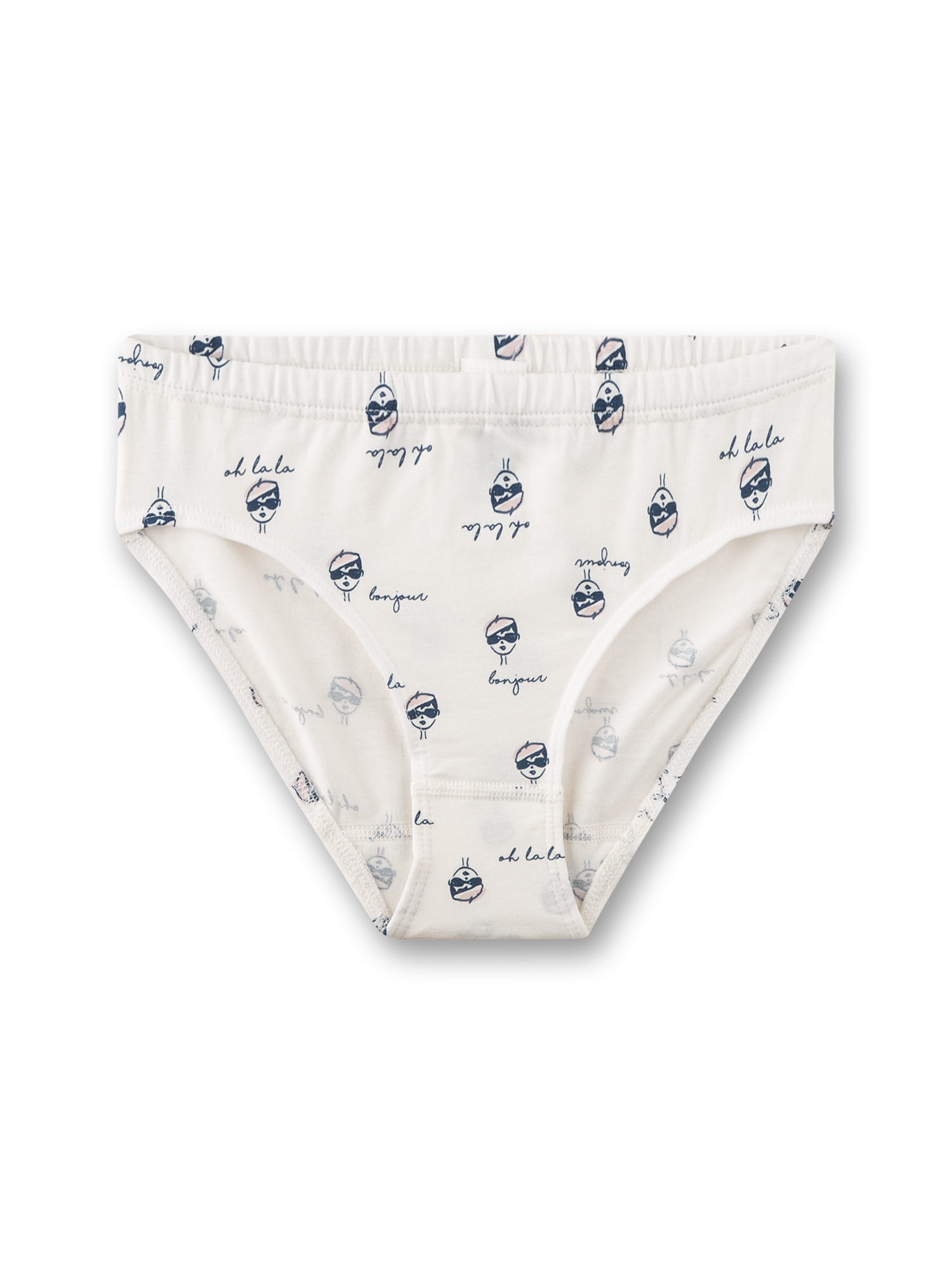 Baby-Unterwäsche, Gemusterte Unterhose, Weiches Material, Weiß, Miniatur-Charaktere