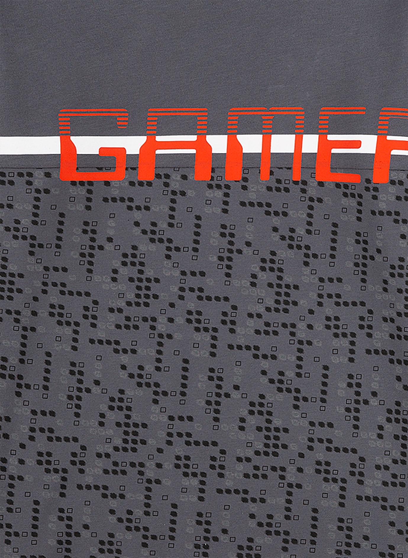 Jungen-Schlafanzug lang Grau Gamer 