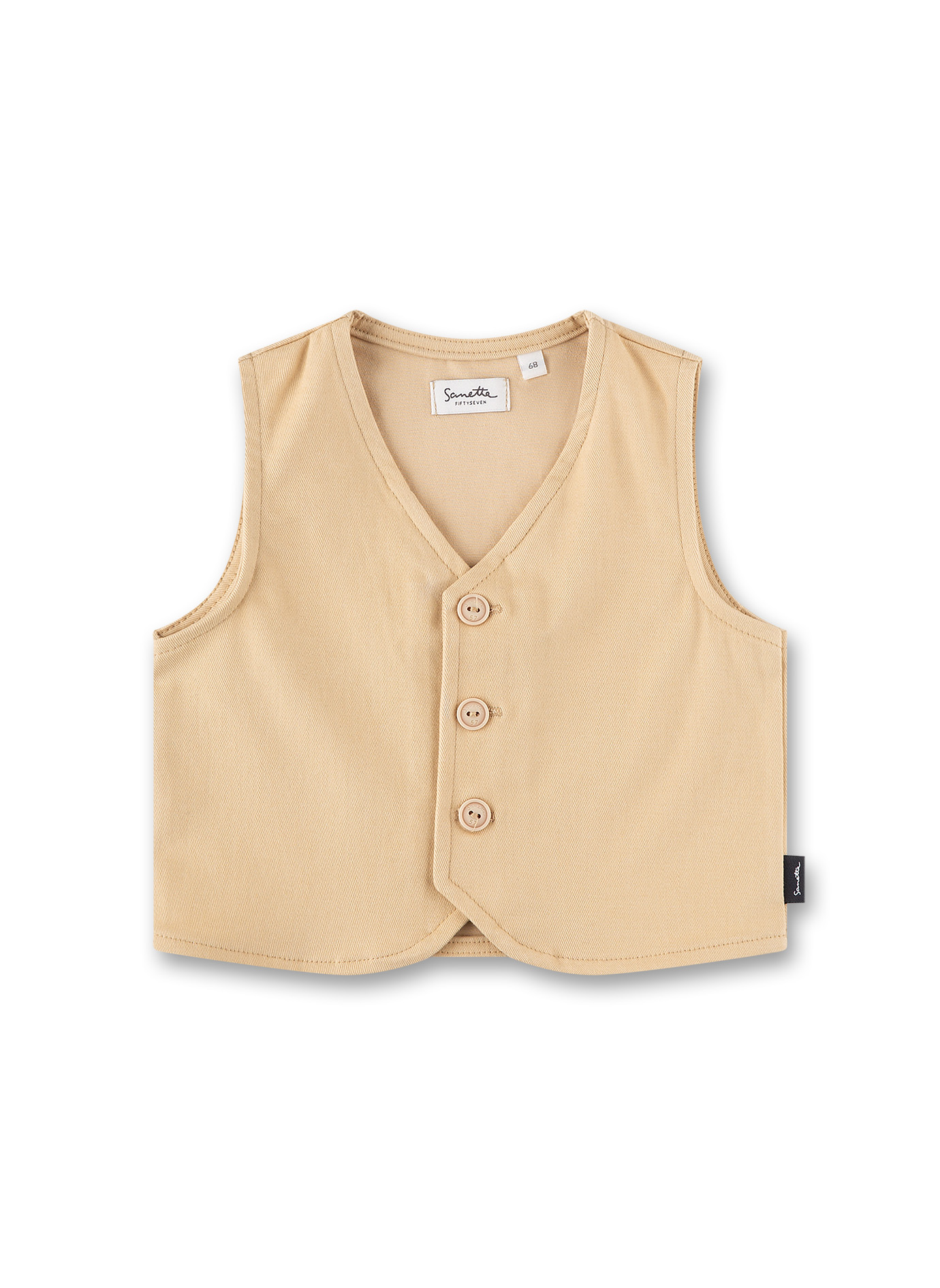 Jungen-Weste beige