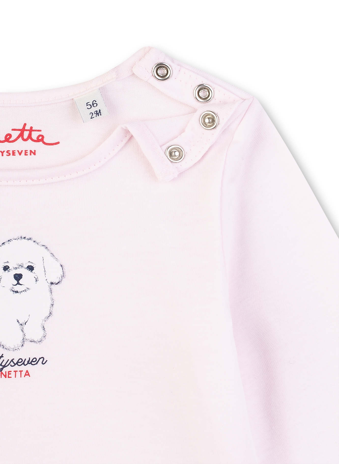 Mädchen-Shirt langarm Rosa Sweet Puppy