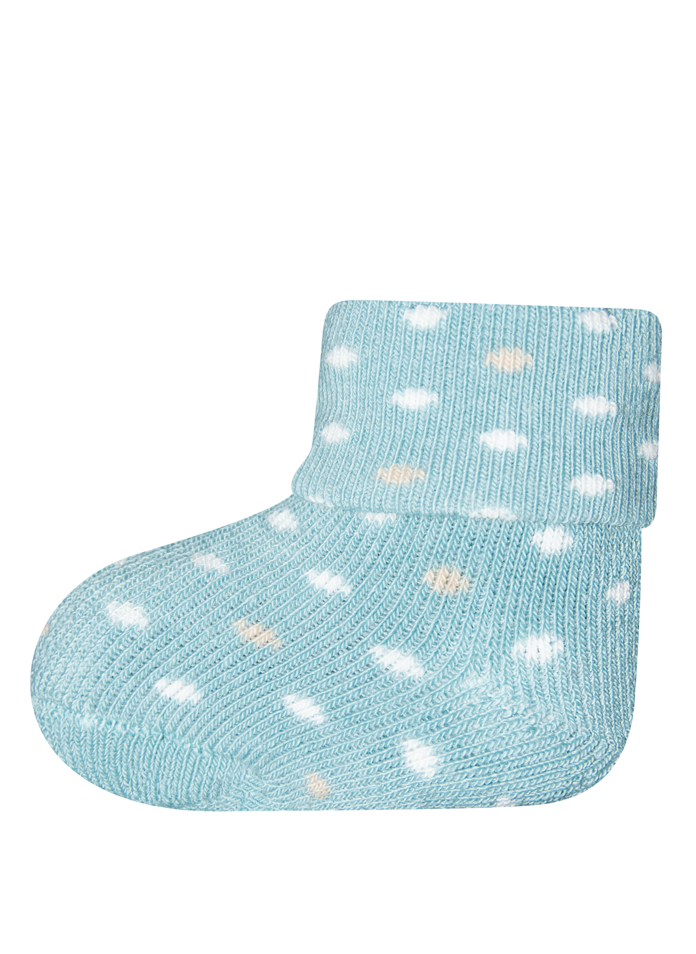 Mädchen Erstlings-Socken (Dreierpack) Dots und Weiß