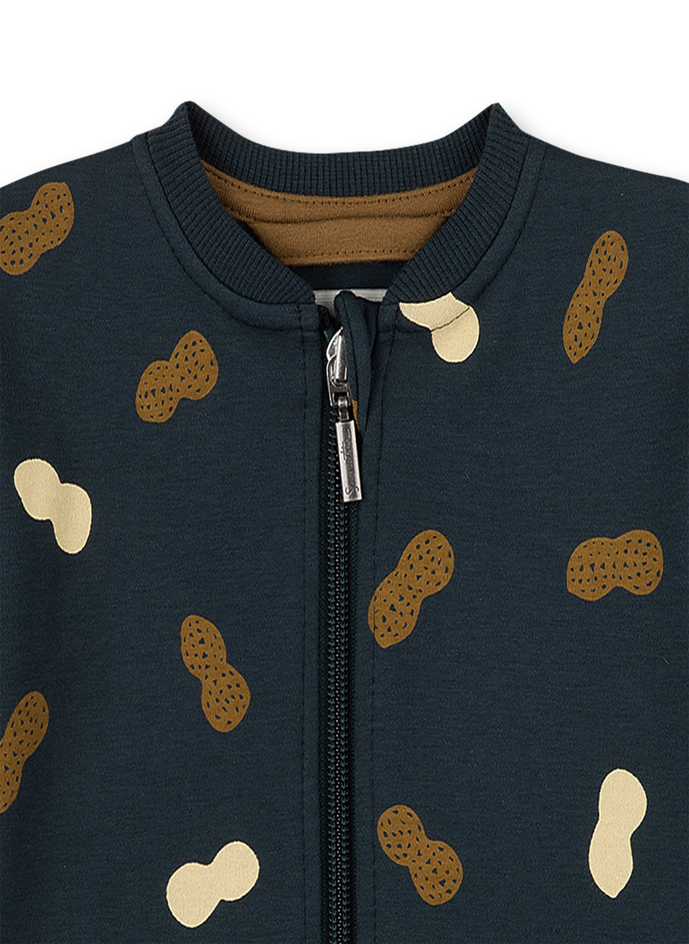 Jungen-Sweatjacke Dunkelgrün