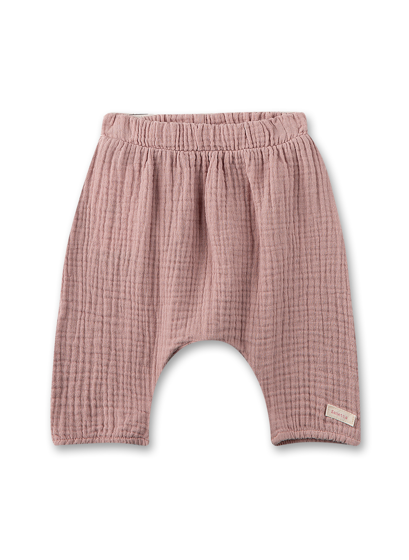 Newborn-Hose Rosa aus Musselin