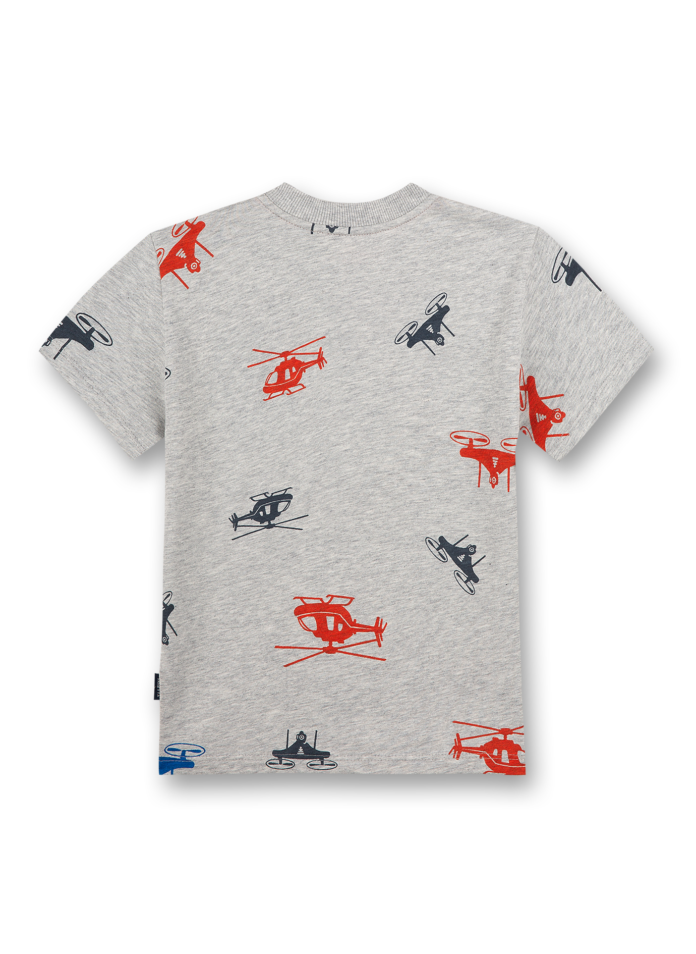 Jungen T-Shirt Graumelange Allover Air Space