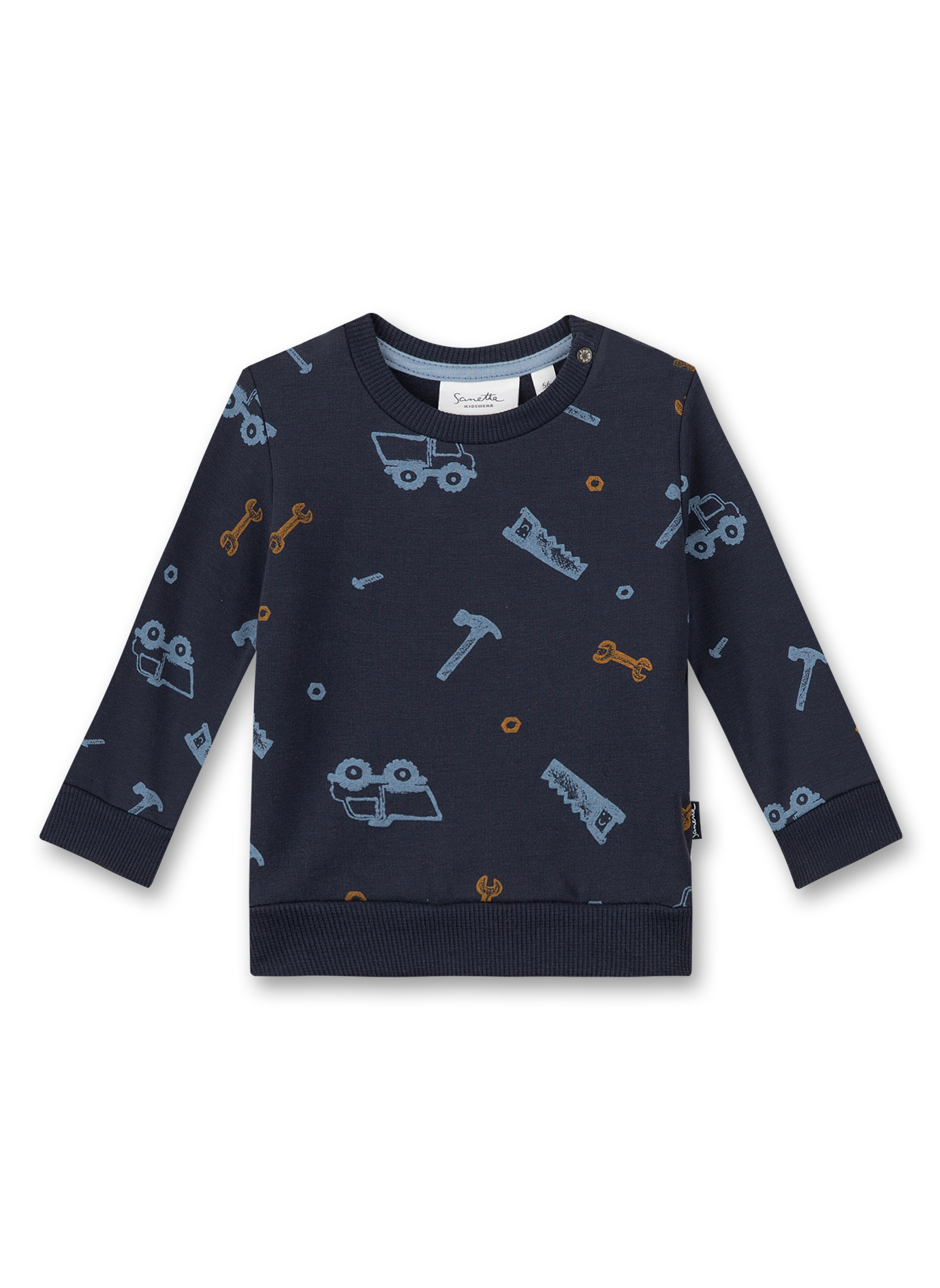 Jungen-Sweatshirt Dunkelblau