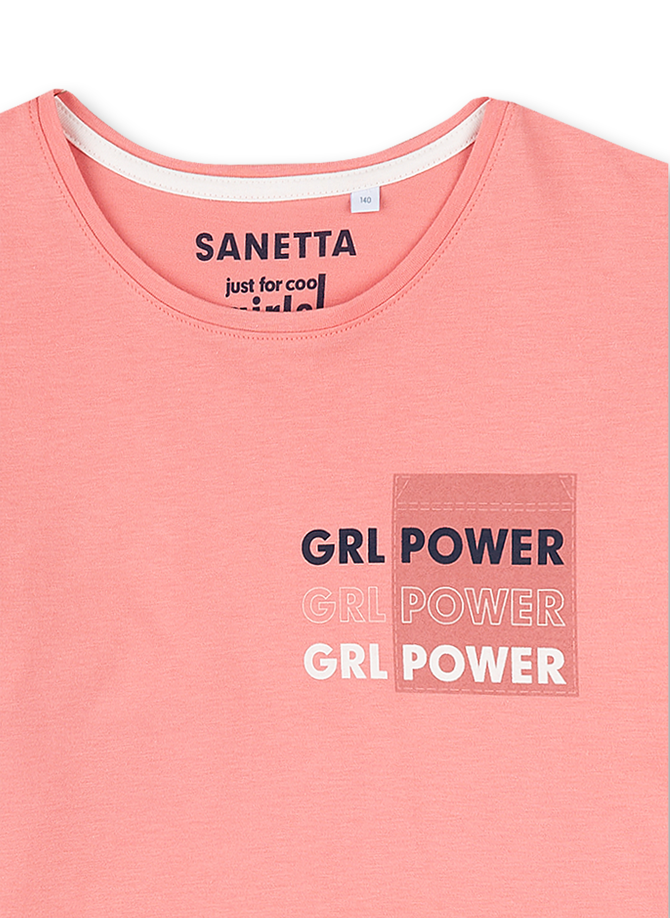Mädchen-Shirt langarm Rosa Athleisure Roller Girl