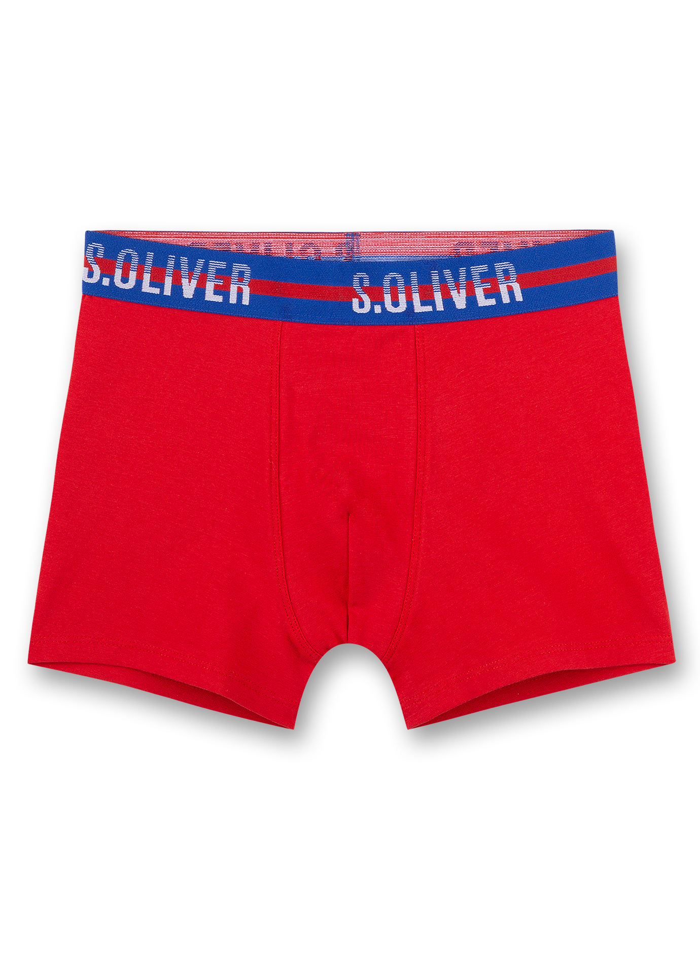 Jungen-Boxer (Doppelpack) Blau und Rot