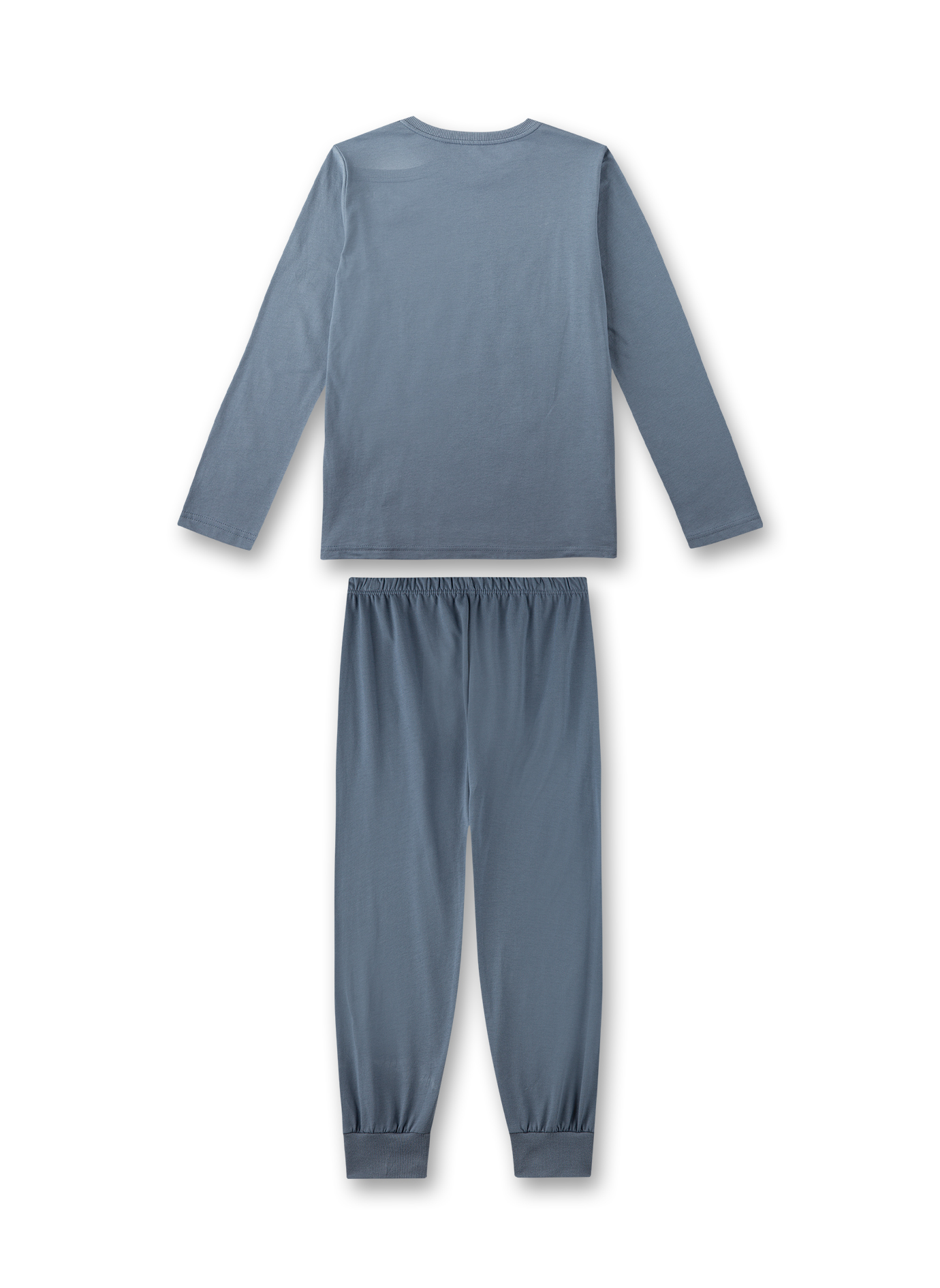 Jungen-Schlafanzug lang Grau