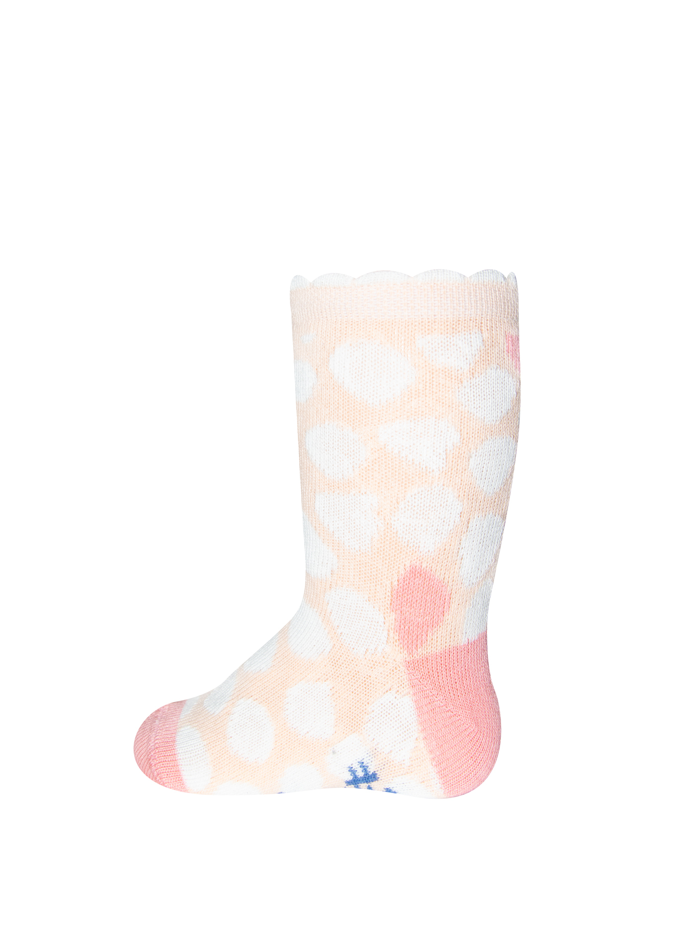 Mädchen-Socken (Doppelpack) Weiß und Rosa