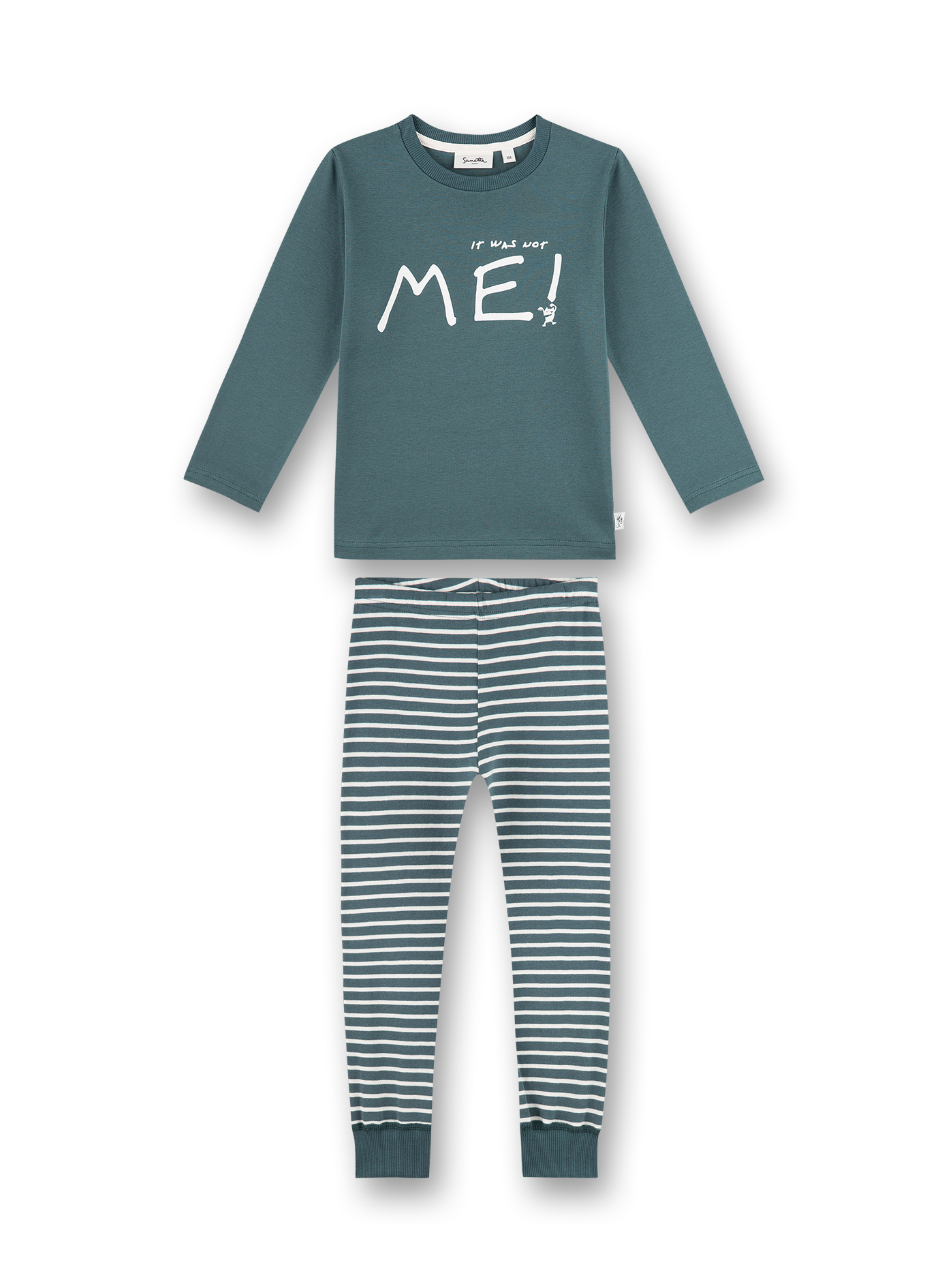 Jungen-Schlafanzug lang Blau