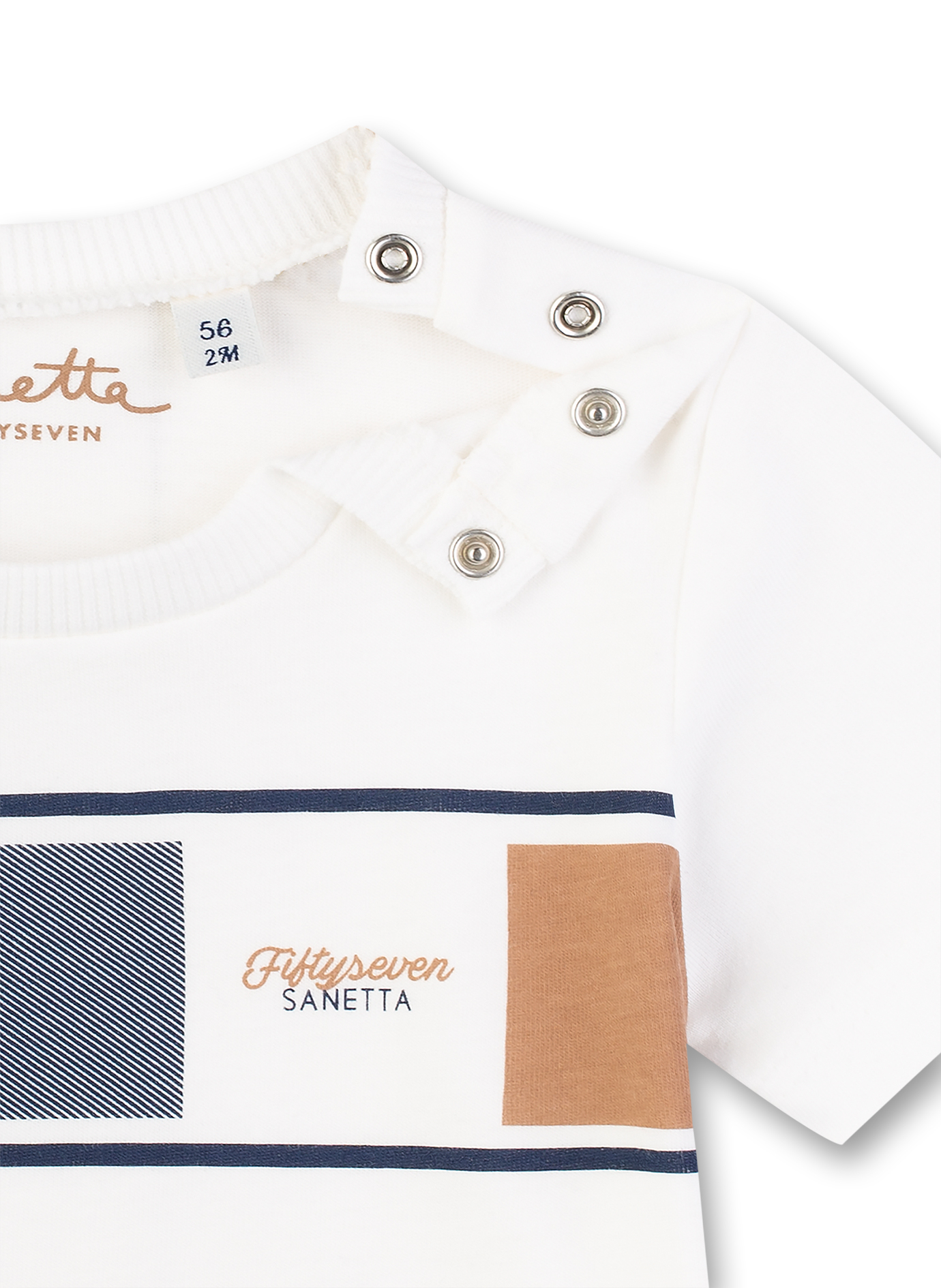 Jungen T-Shirt Off White Smart Elephant