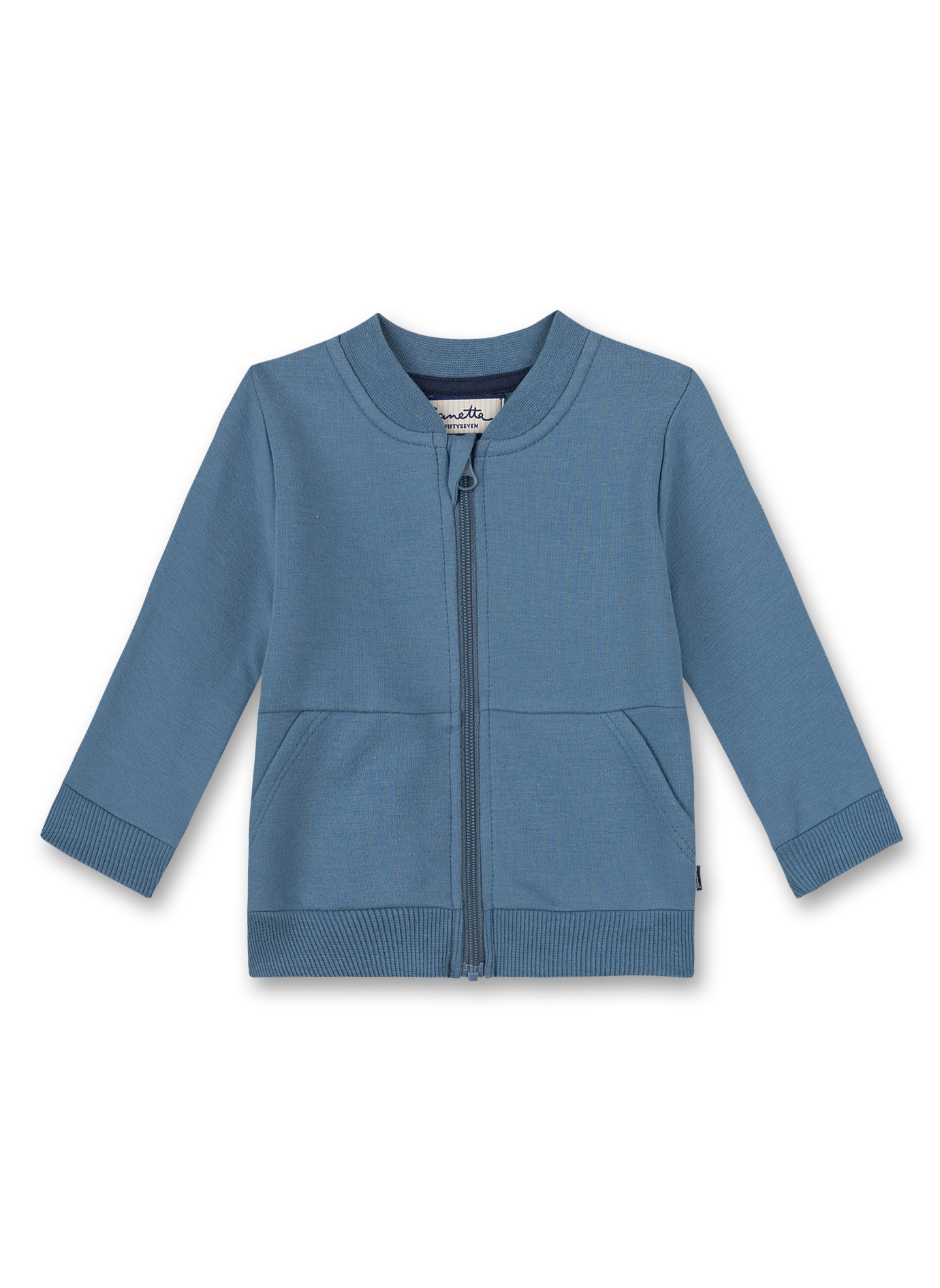 Jungen-Sweatjacke Hellblau Clever Fox