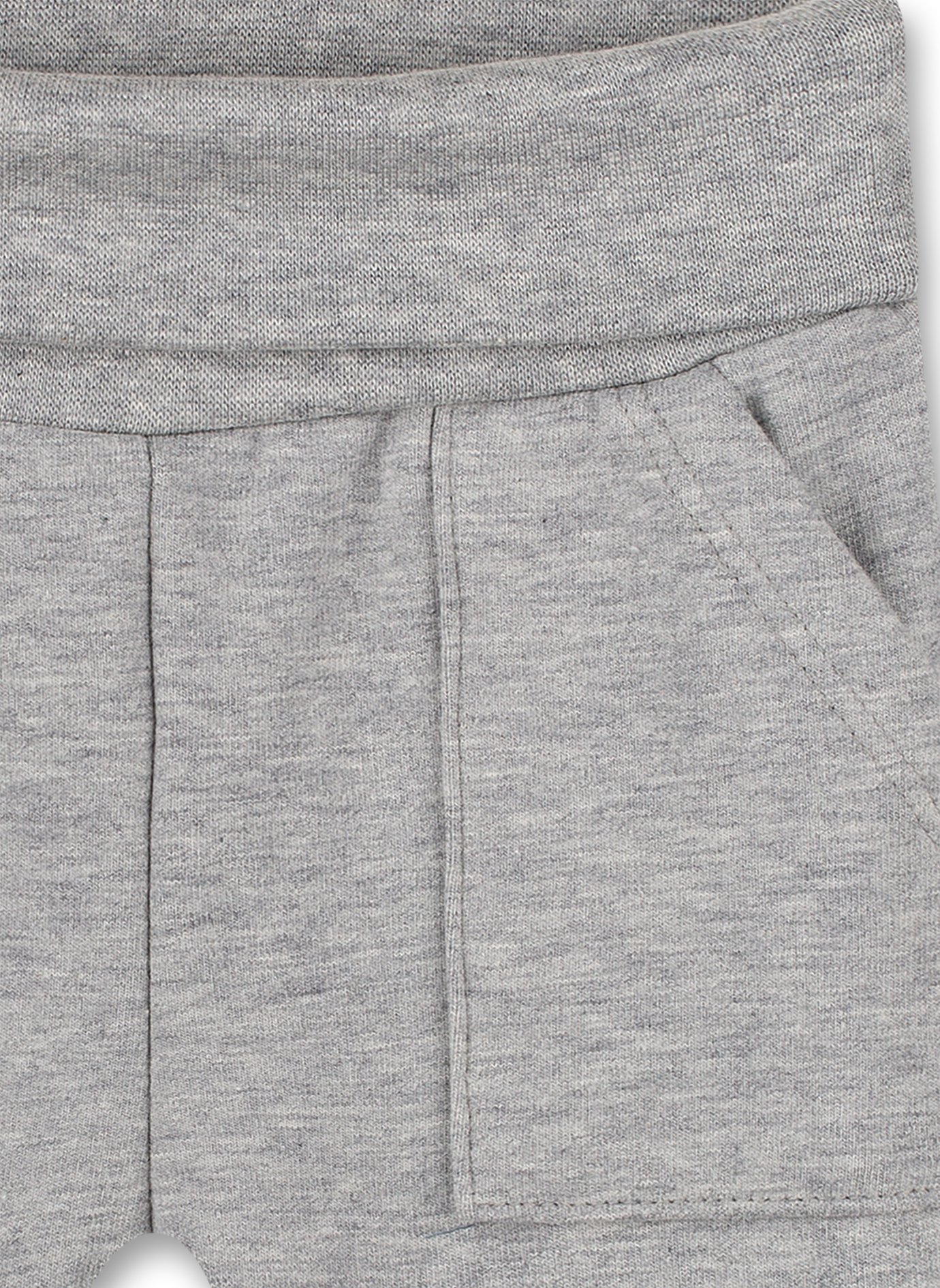 Jungen-Sweathose Graumelange Little Car