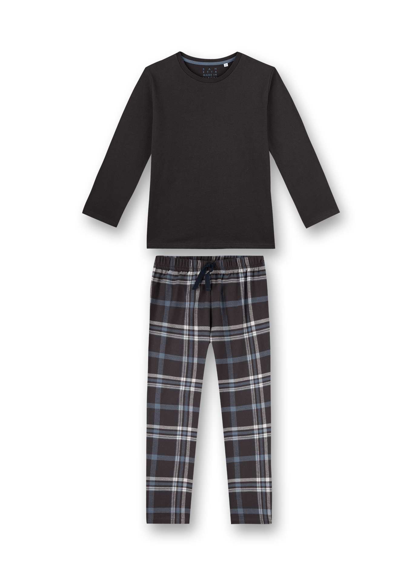 Jungen-Schlafanzug Schwarz Wild Adventure