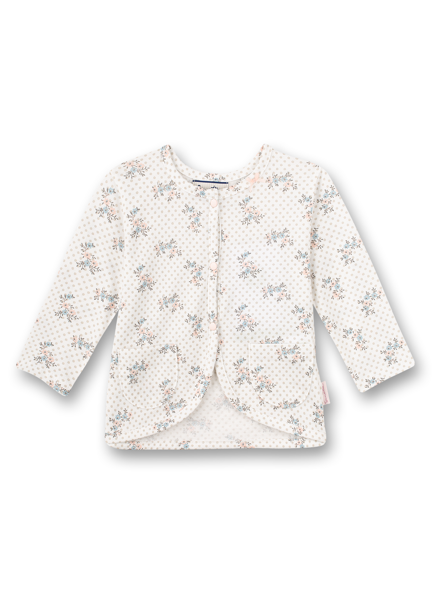 Mädchen-Jacke Off-White Dots-Alover Fluffy Duckling