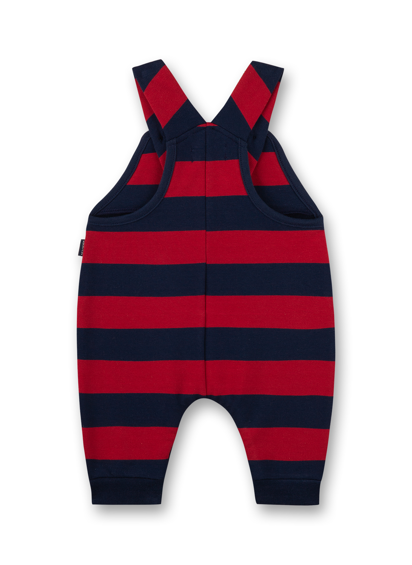Jungen-Latzhose Rot Ringel Vintage Cars