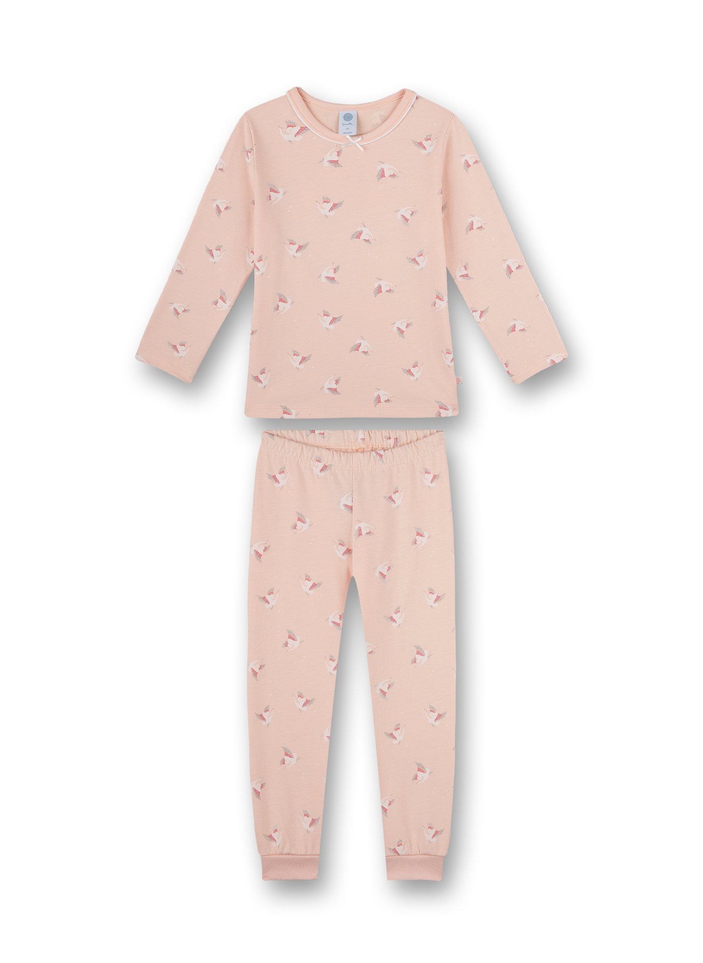 Mädchen-Schlafanzug Rosa Retro Romance