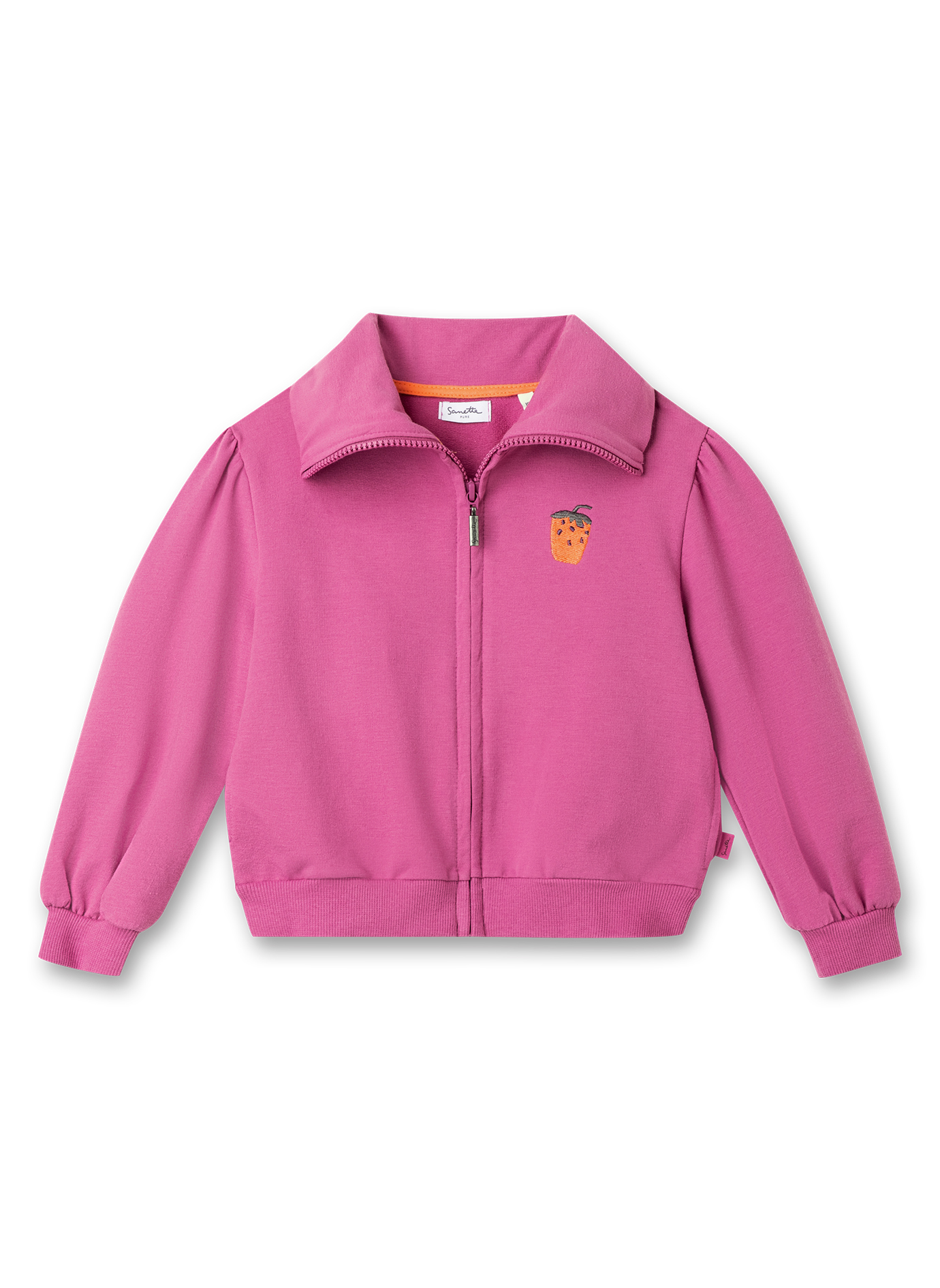 Mädchen-Sweatjacke Pink