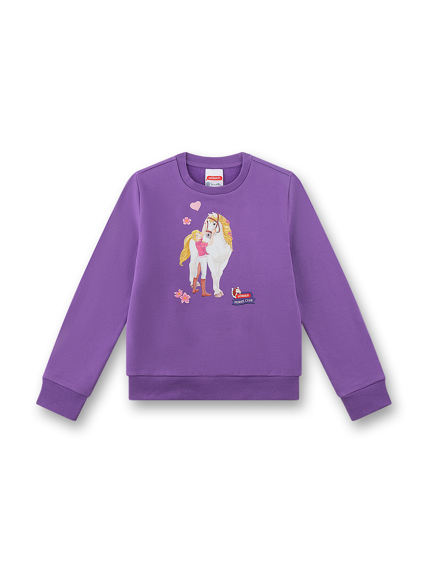Hoodie, Pullover, Violett, Mädchen, Motiv Pferd
