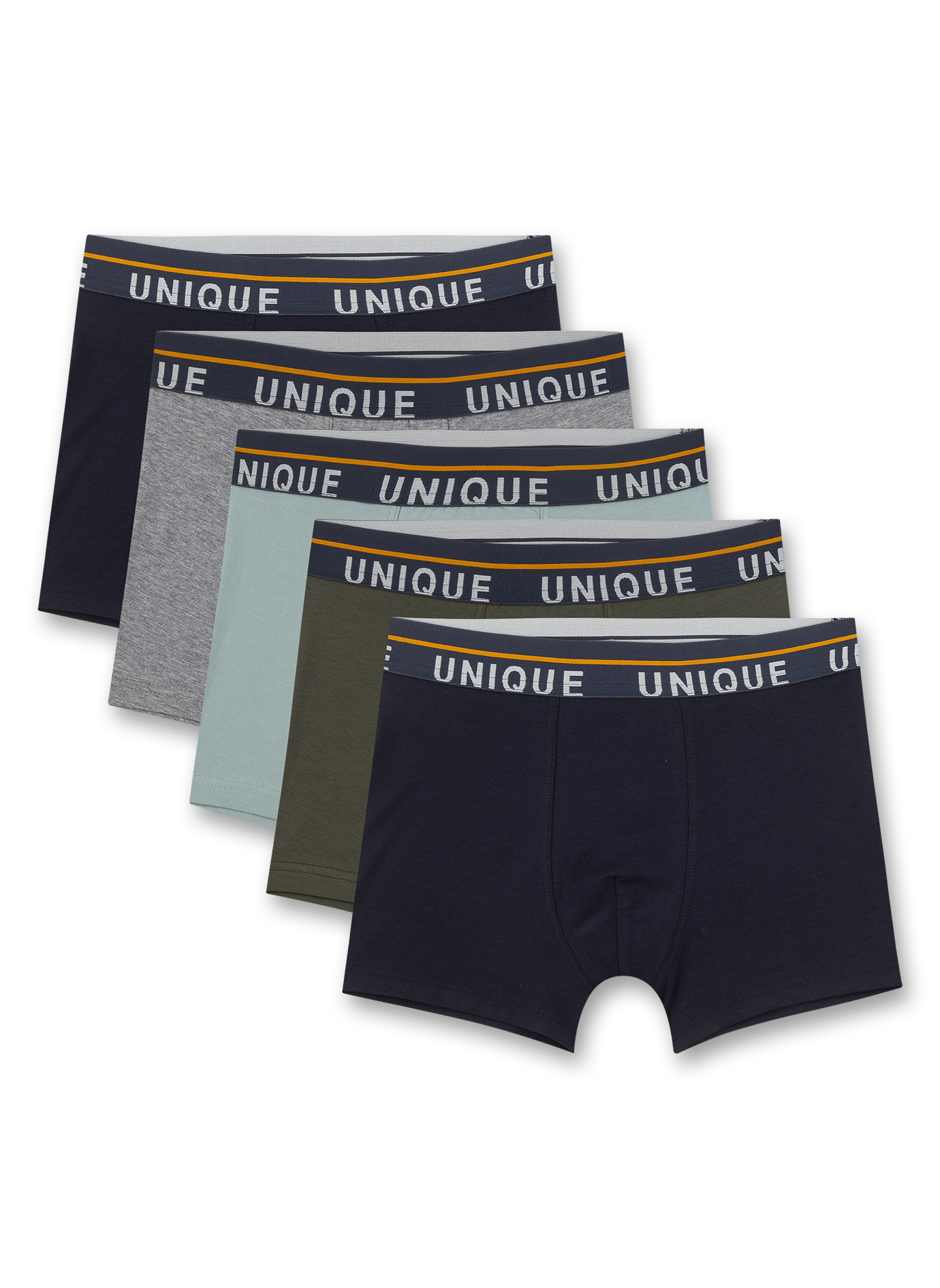 Jungen-Hipshorts (5er-Pack) Blau