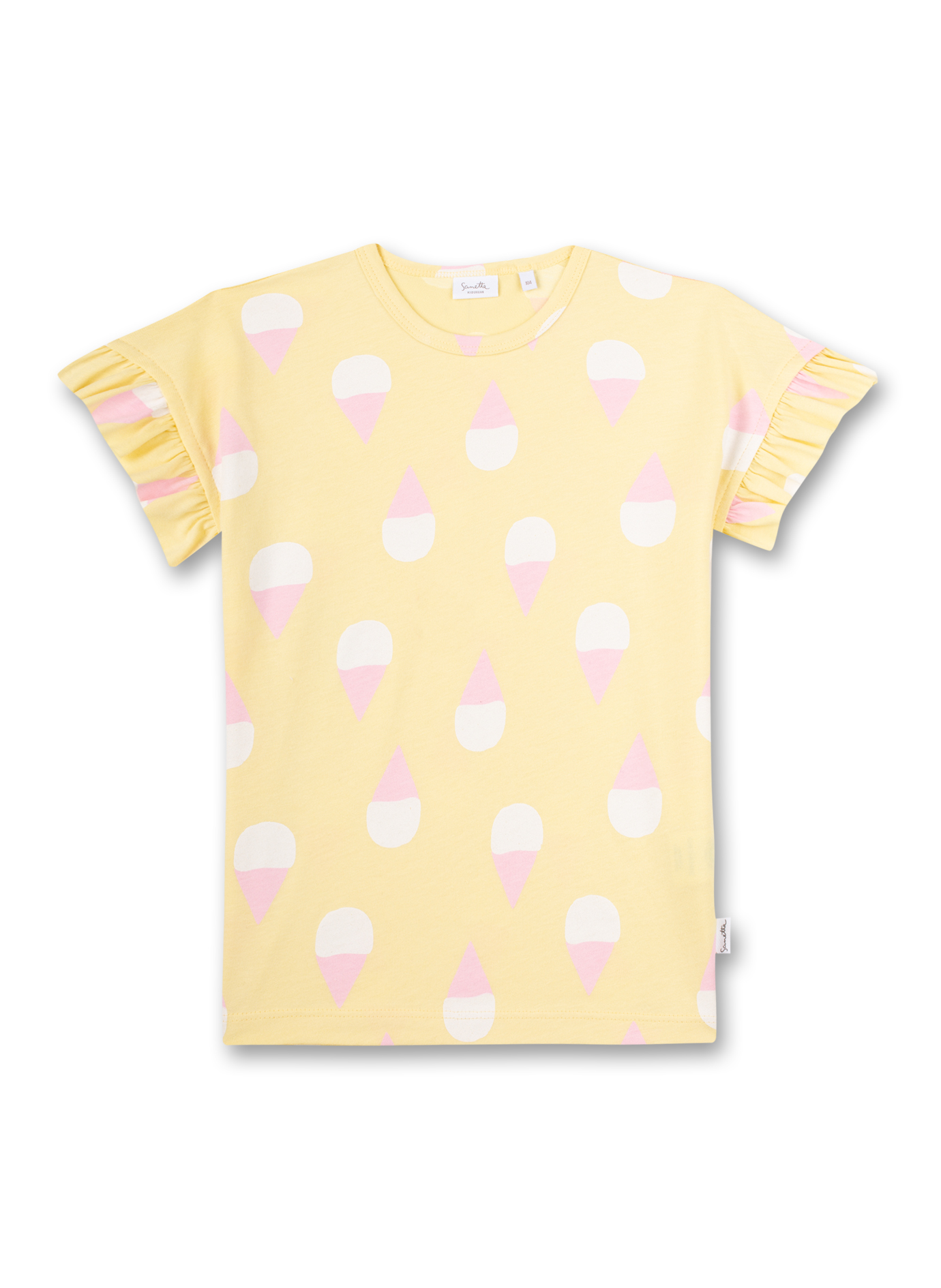 Mädchen T-Shirt Gelb