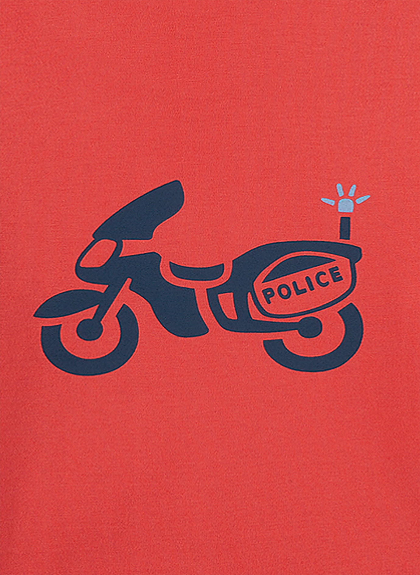 Jungen-Schlafanzug Rot Police
