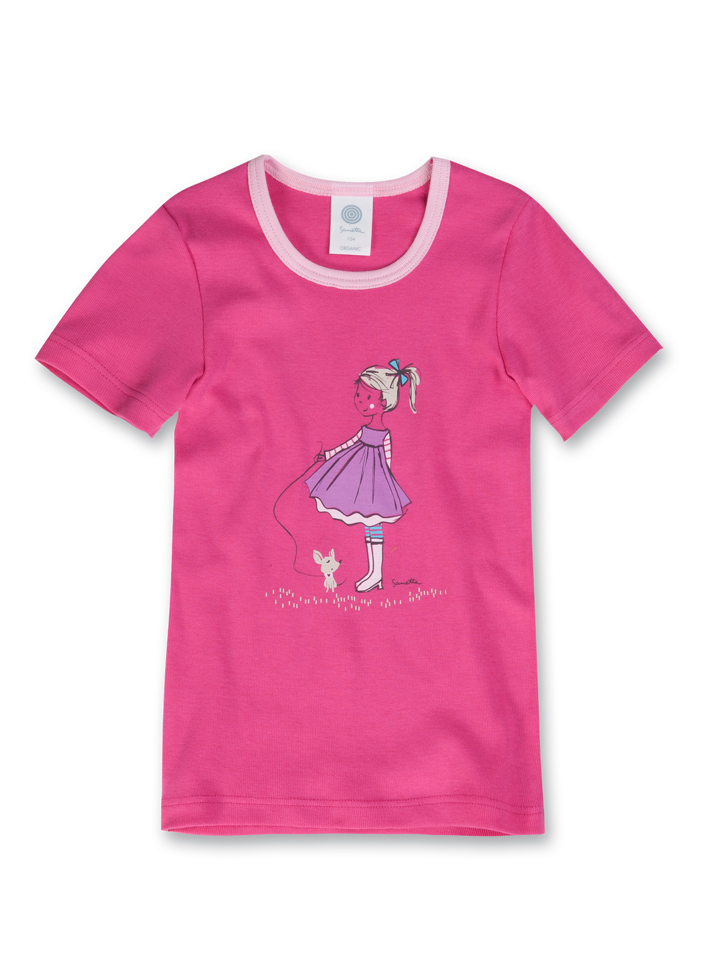 Mädchen-Halbarm-Shirt