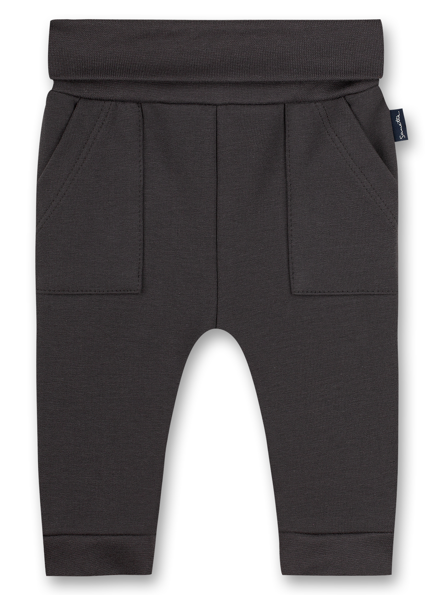 Jungen-Sweathose Anthrazit Happy Bear