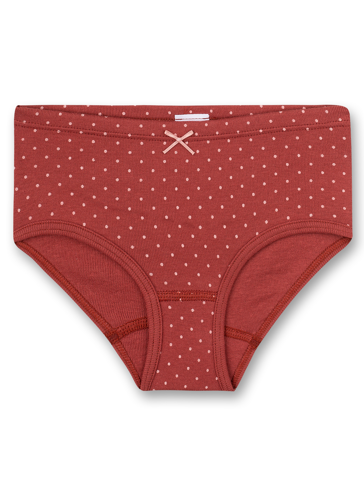 Mädchen-Hüftslip Rot Dots Back to Nature