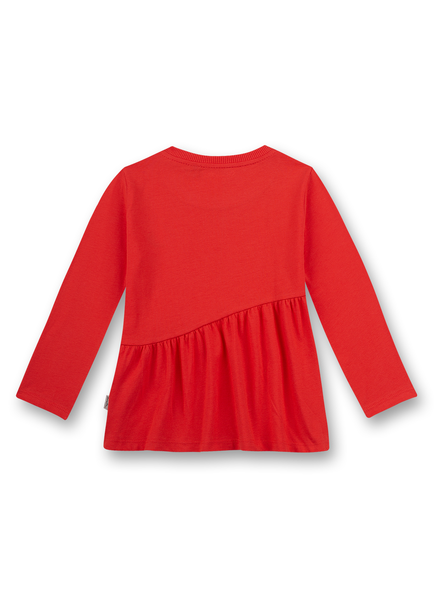 Mädchen-Shirt langarm Rot Pepperoni