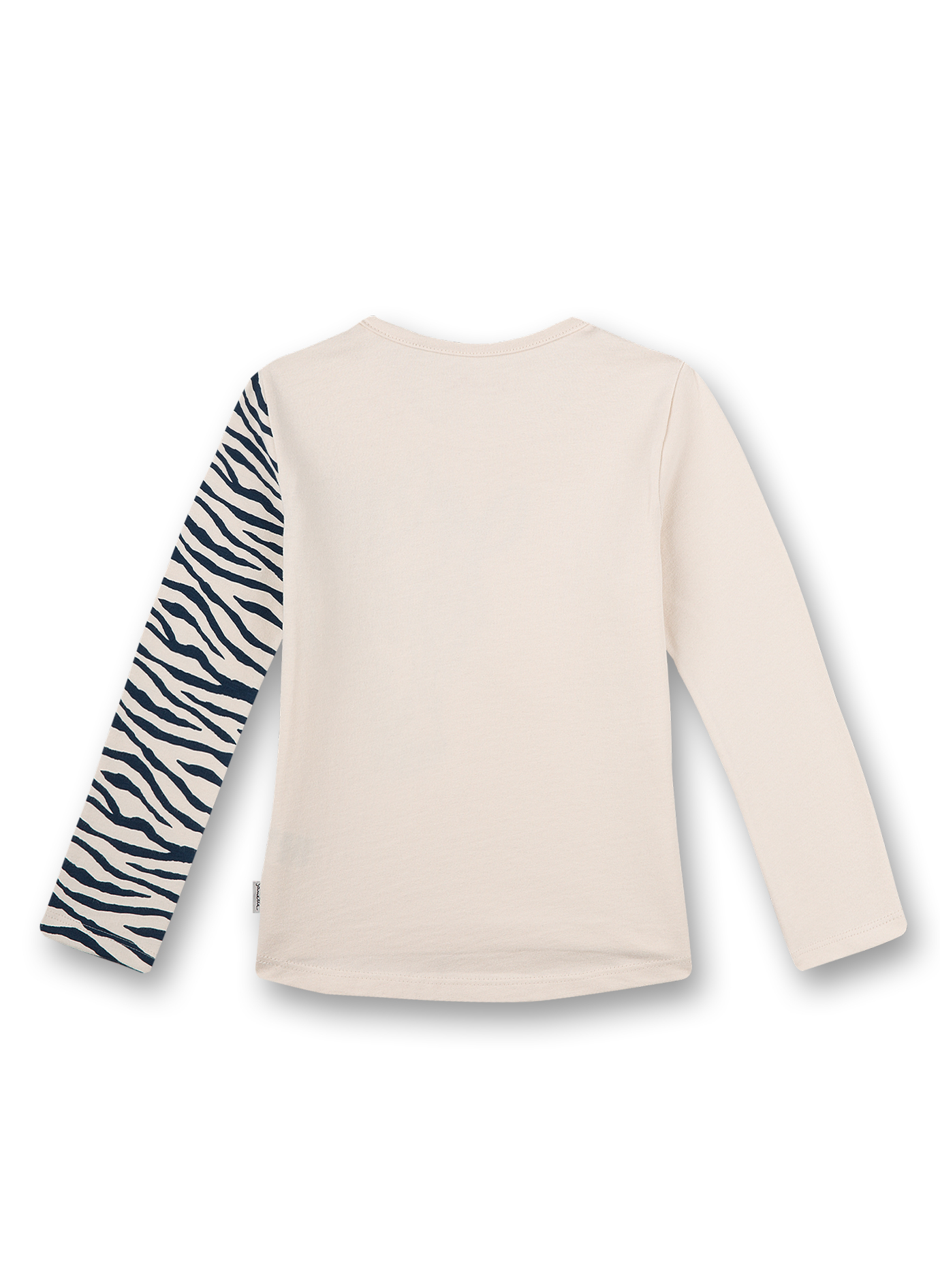 Mädchen-Shirt langarm Off-White Crazy Zebra