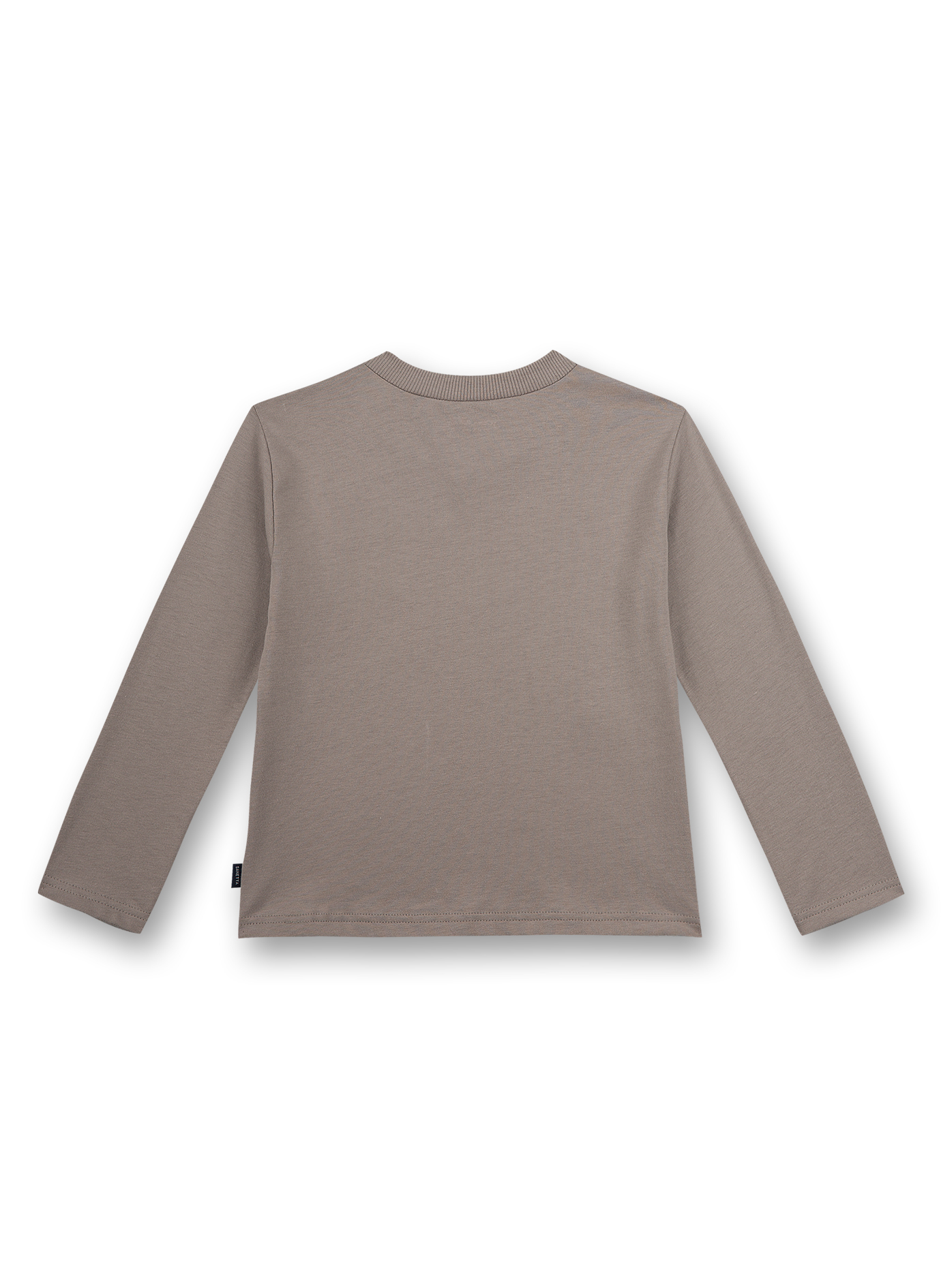 Jungen-Shirt langarm Grau Music