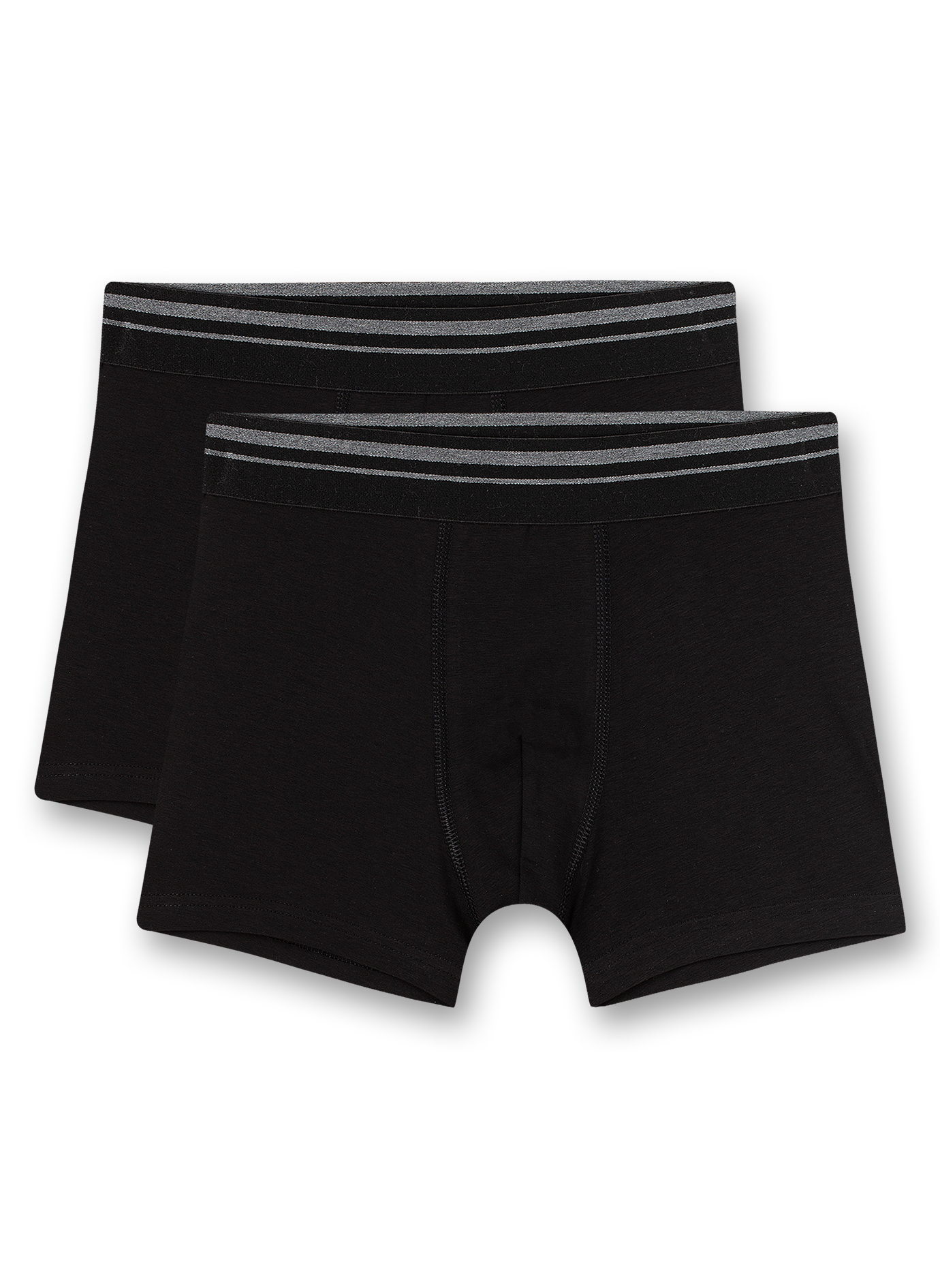 Sanetta Jungen-Hipshorts (Doppelpack) Schwarz