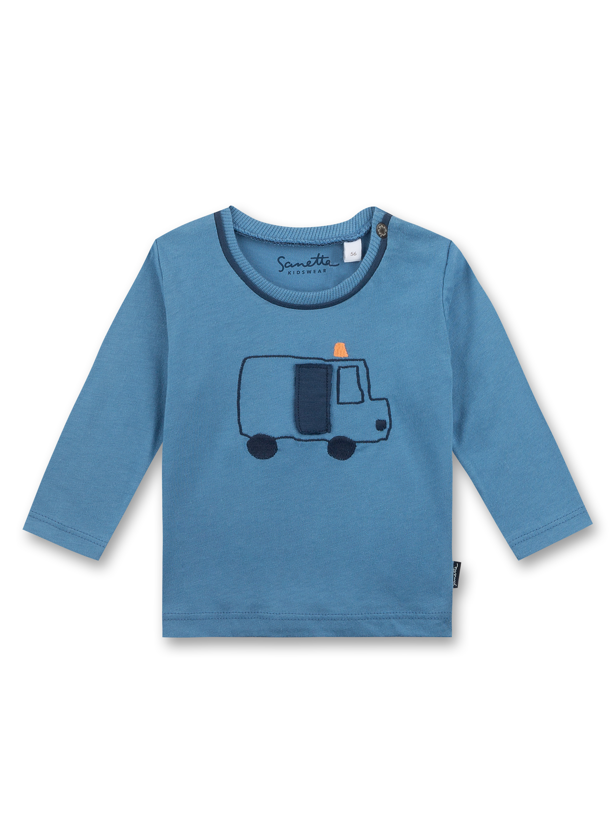 Jungen-Shirt langarm Blau