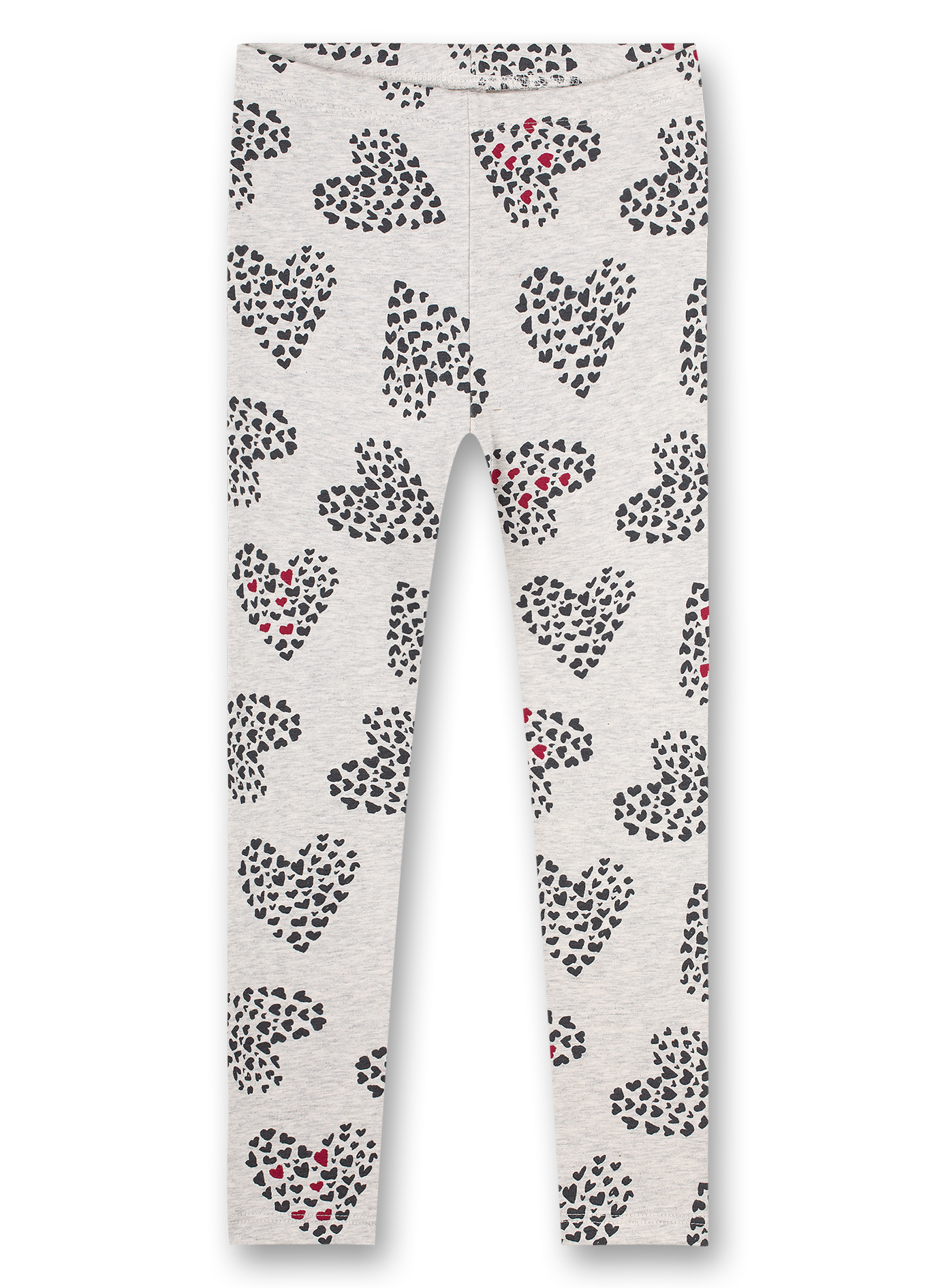 Mädchen-Leggings Graumelange With all my Heart