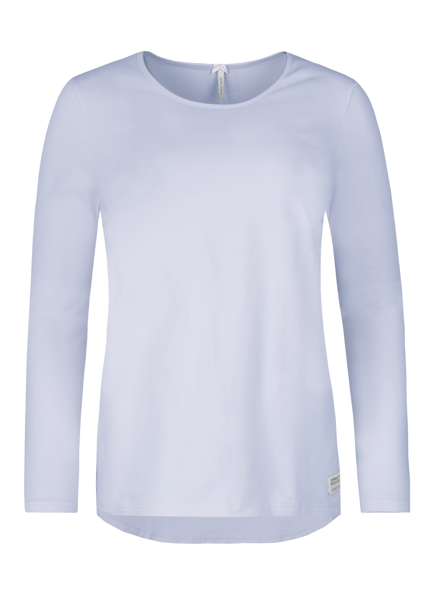 Damen-Langarmshirt Hellblau