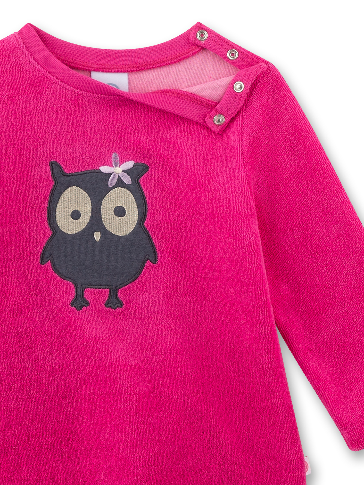 Fleece, Uhu, Pink, Langarm, Kopplungsnasen