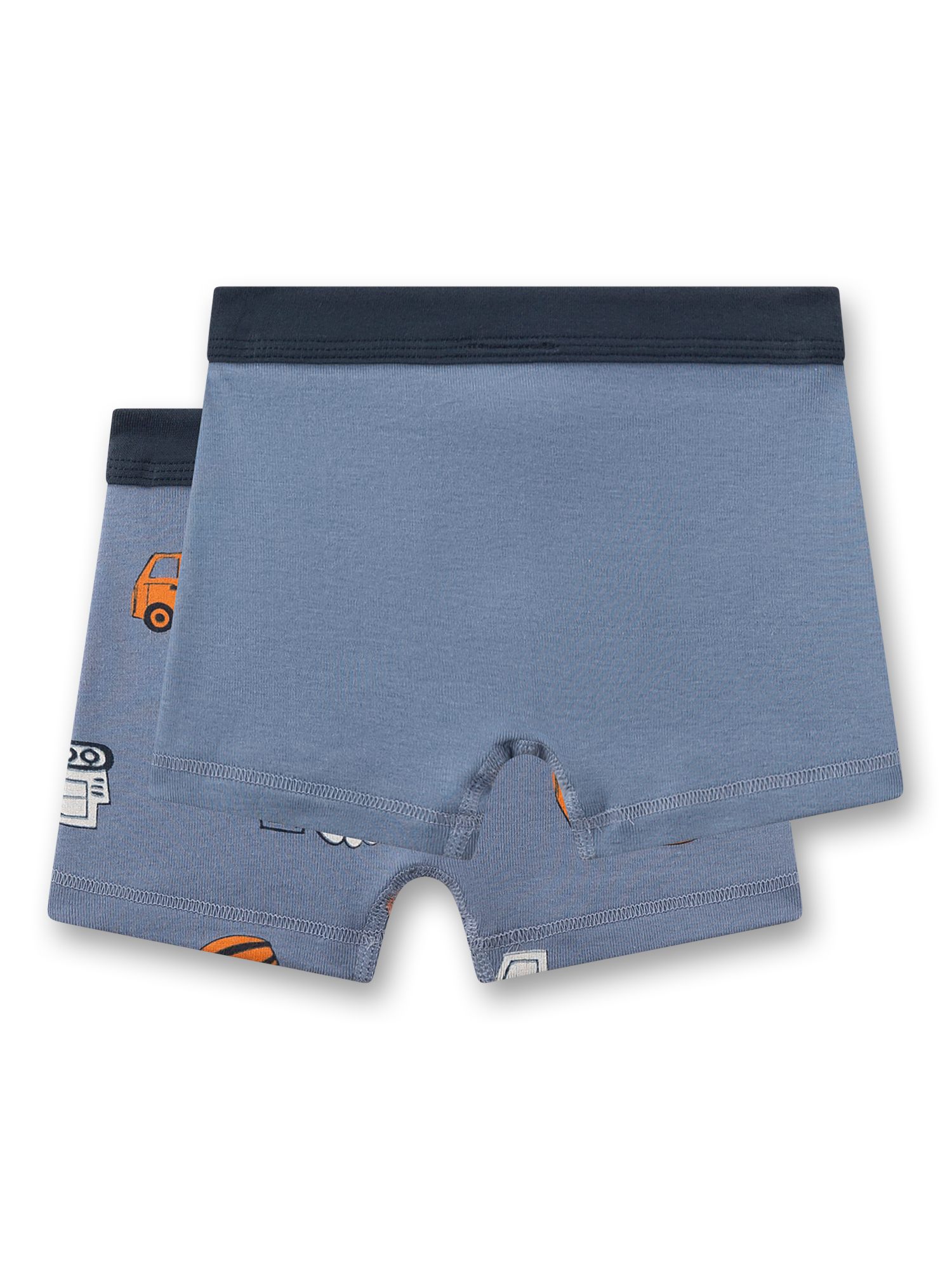 Boxer-Shorts, Kinder, Blau, Muster, Shorts